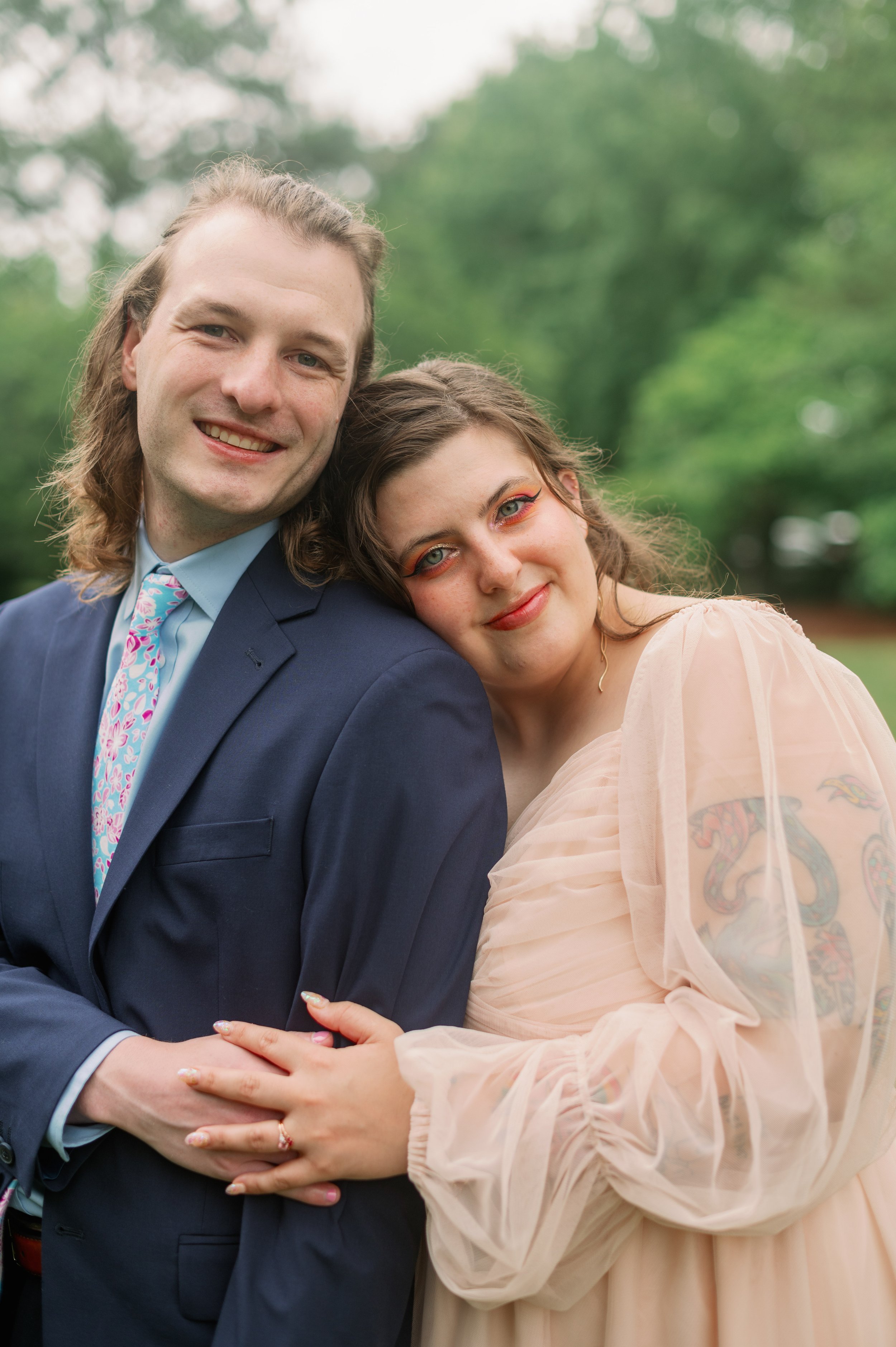 Authentic Fine Art Portrait Ashley and Jack’s Backyard Wedding in Chapel Hill Fancy This Photography