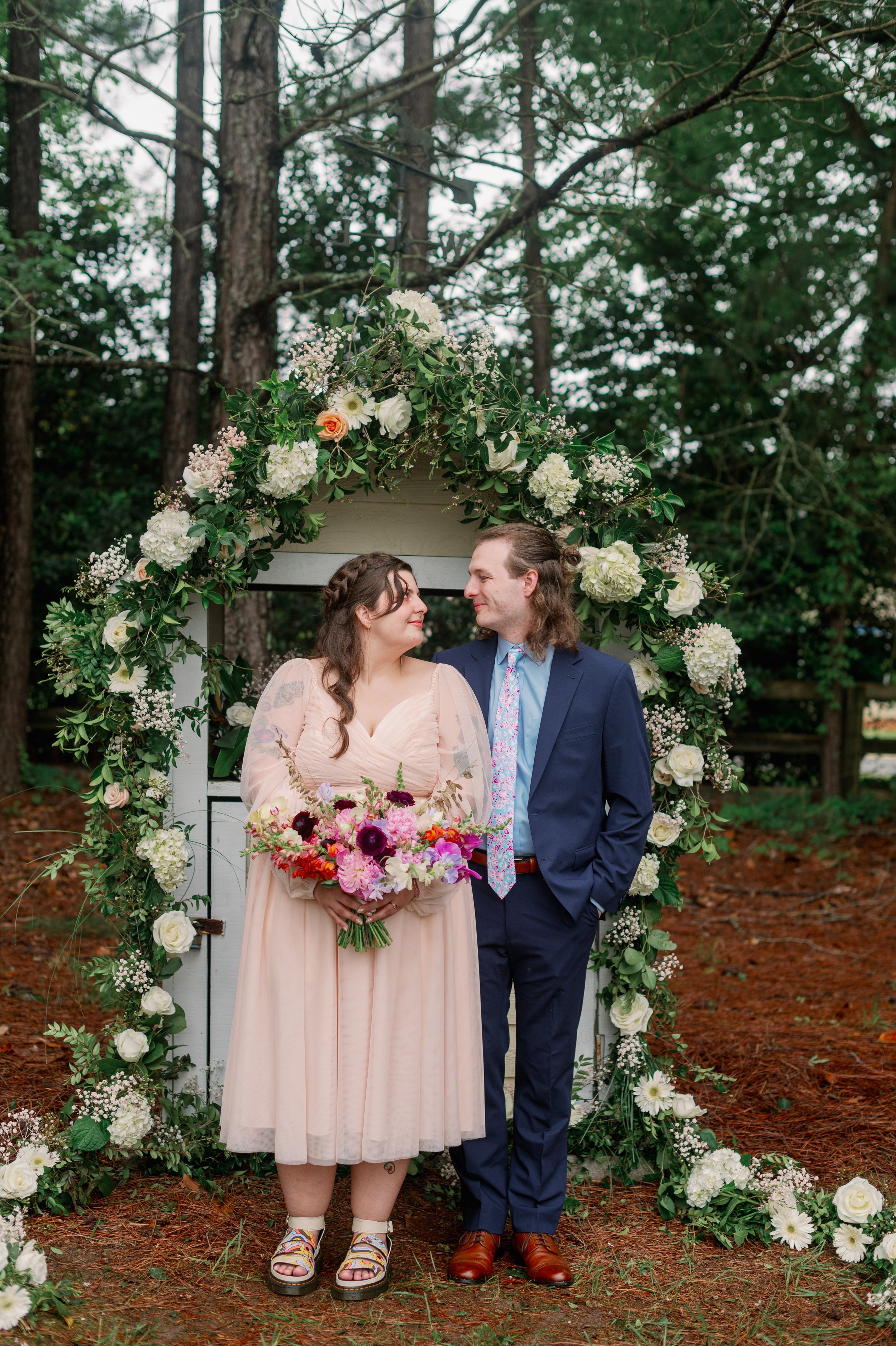 Lovely Photo Ashley and Jack’s Backyard Wedding in Chapel Hill Fancy This Photography