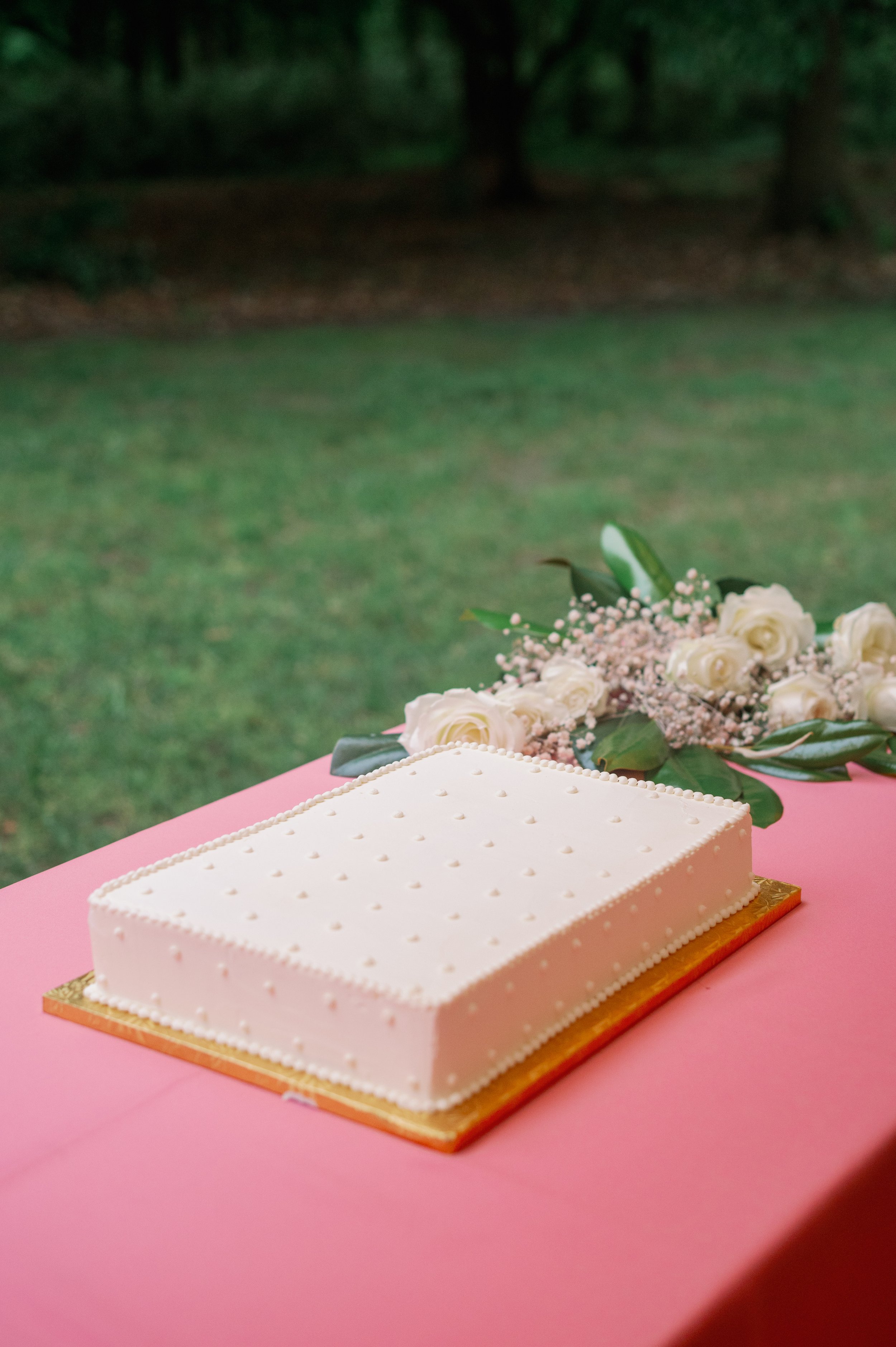 Wedding Cake Sheet Backyard Wedding in Chapel Hill Fancy This Photography