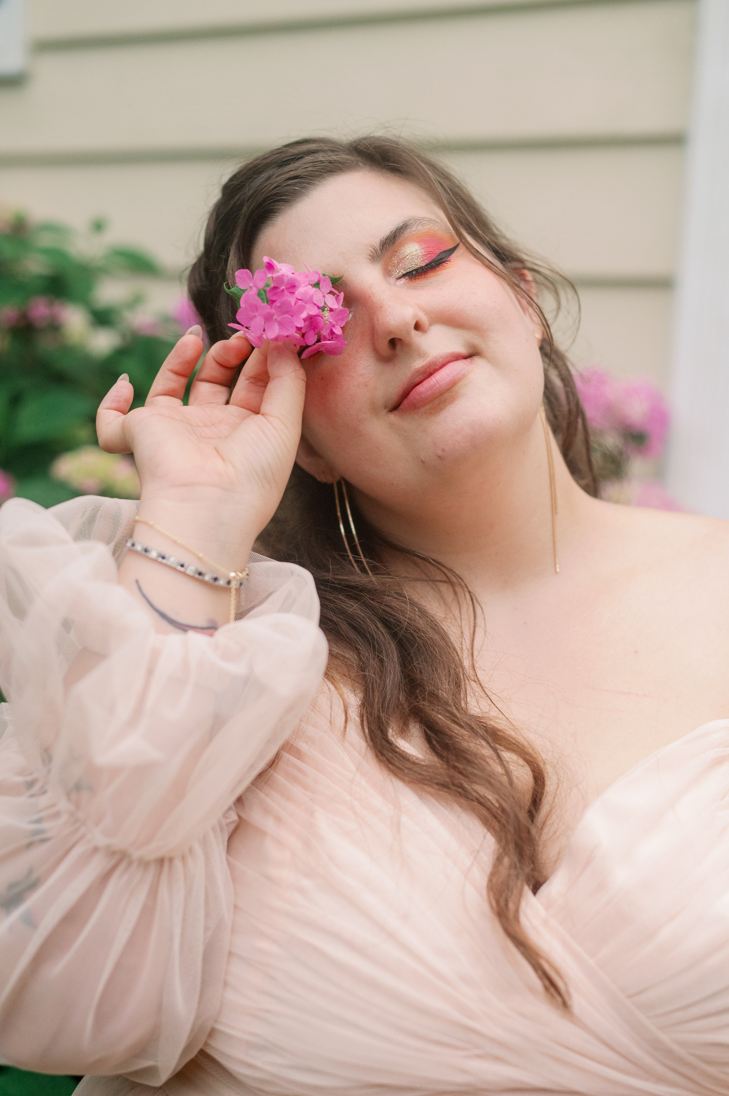 Flower Bride Backyard Wedding in Chapel Hill Fancy This Photography