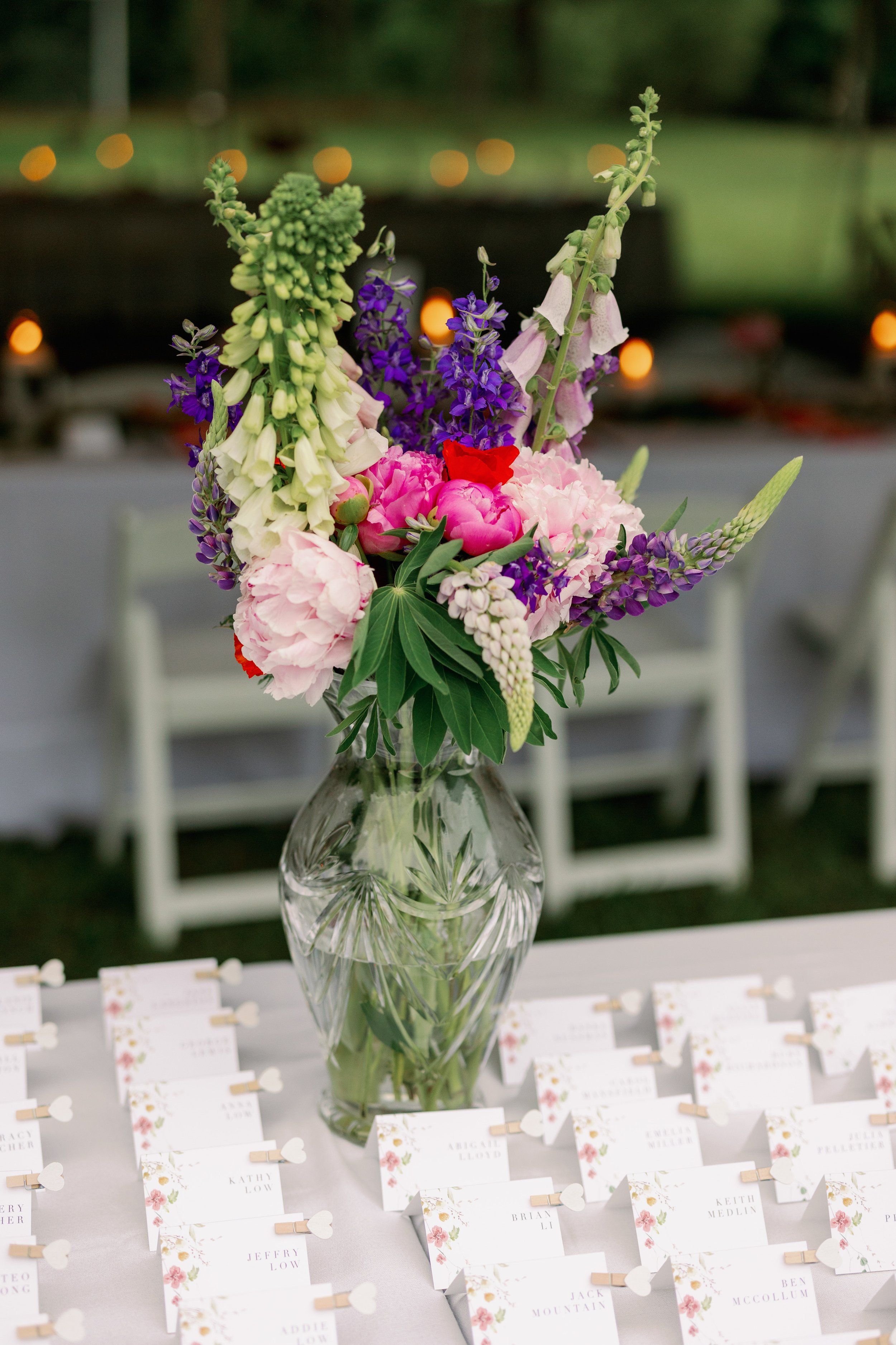 Wedding Reception Welcome Table Backyard Wedding in Chapel Hill Fancy This Photography