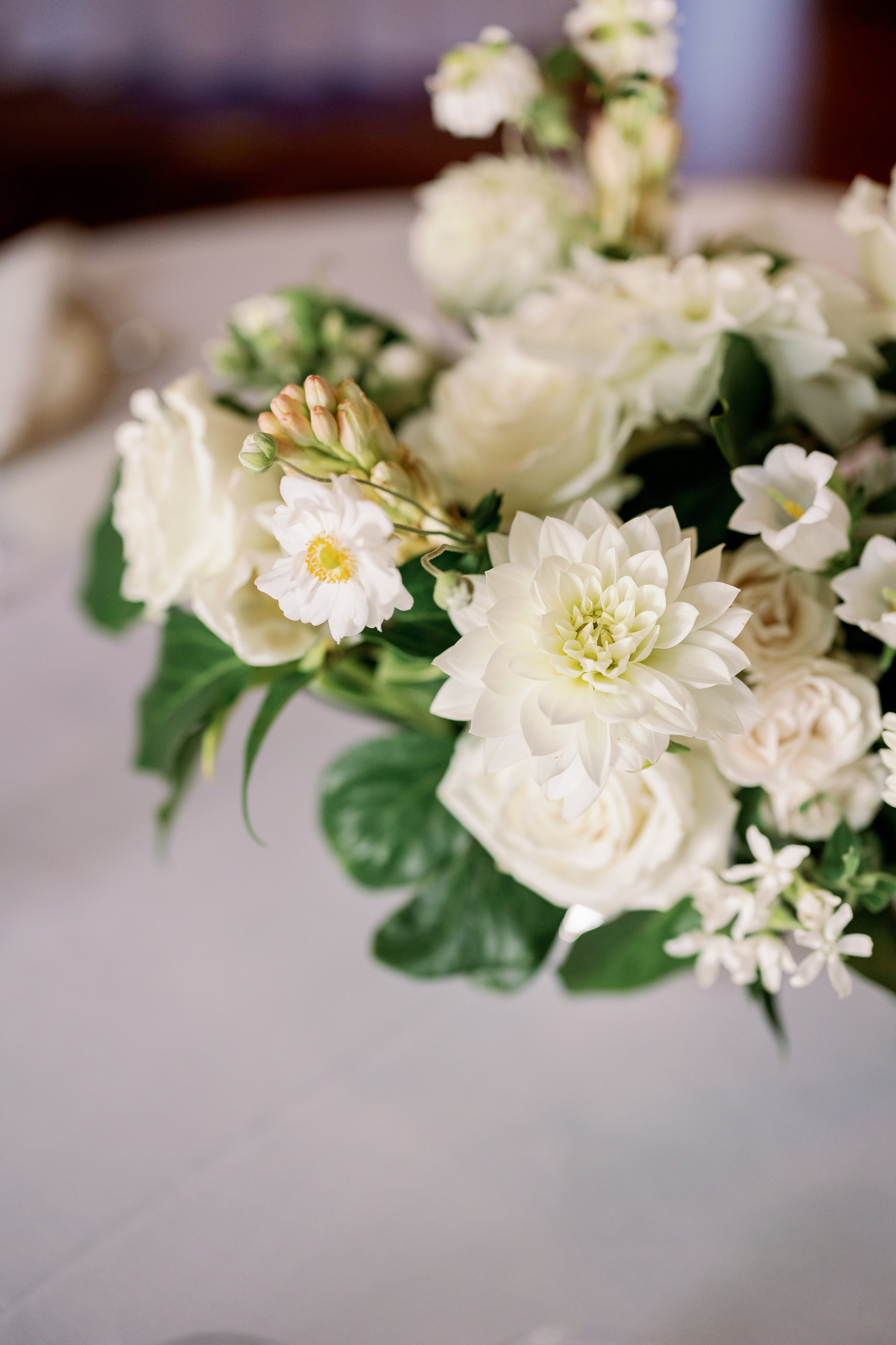 White and Green Wedding Flowers Bowerbird Backyard Wedding in Durham NC&nbsp;Fancy This Photography