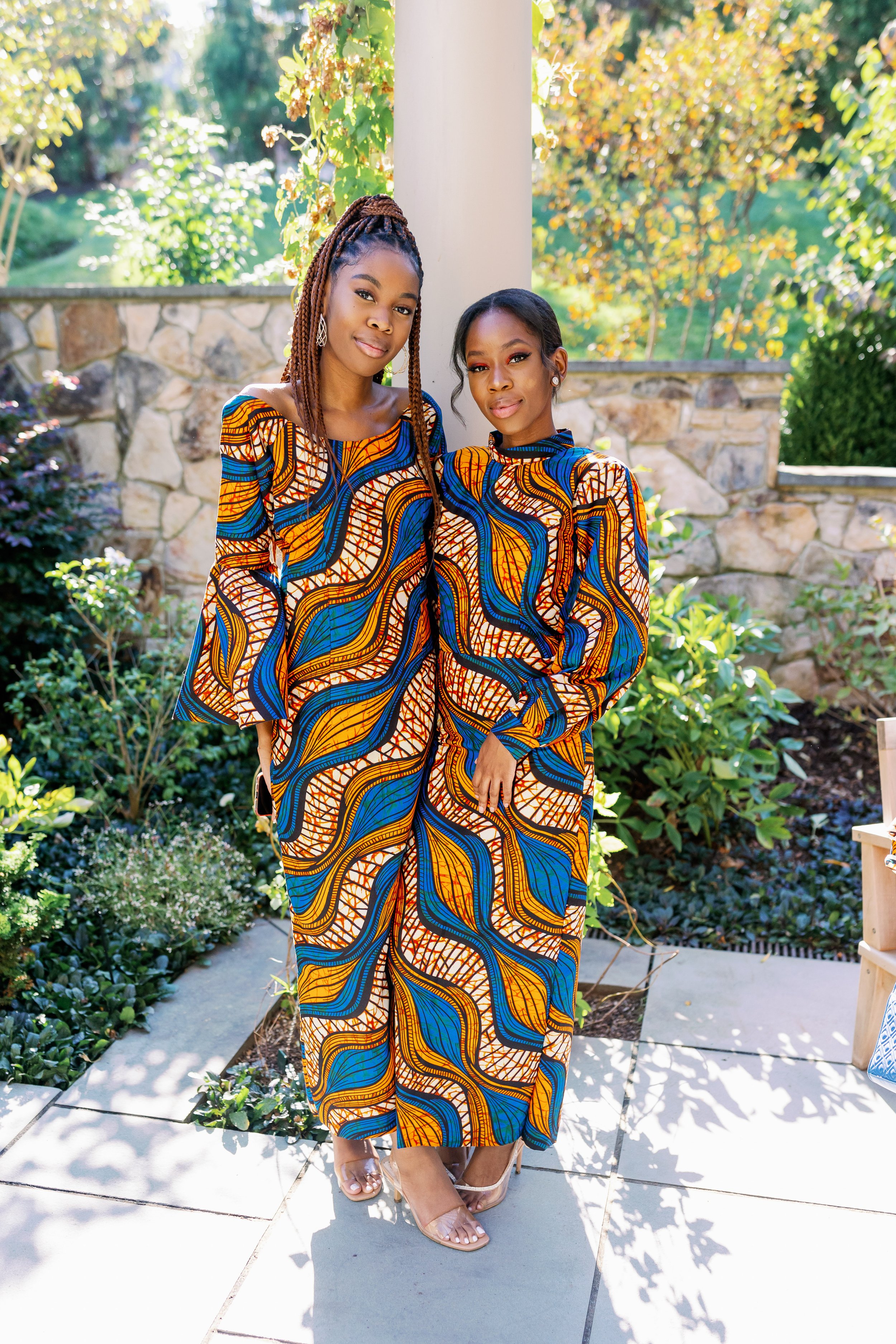 Colorful Congolese Wedding Guest Dresses Backyard Wedding in Durham NC&nbsp;Fancy This Photography