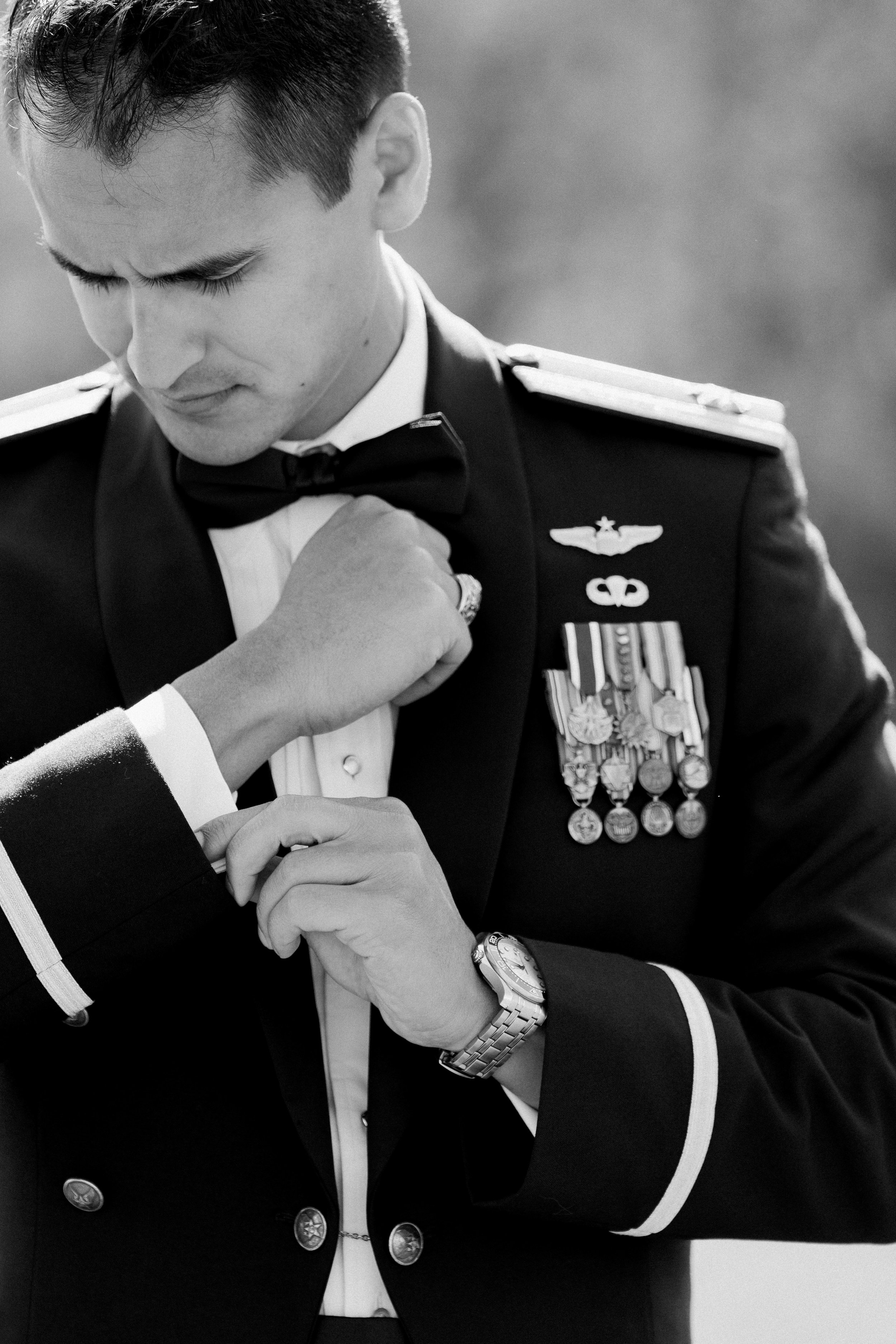 Air Force Pilot Groom The Mill at Rock Creek Wedding in Boone NC Fancy This Photography 