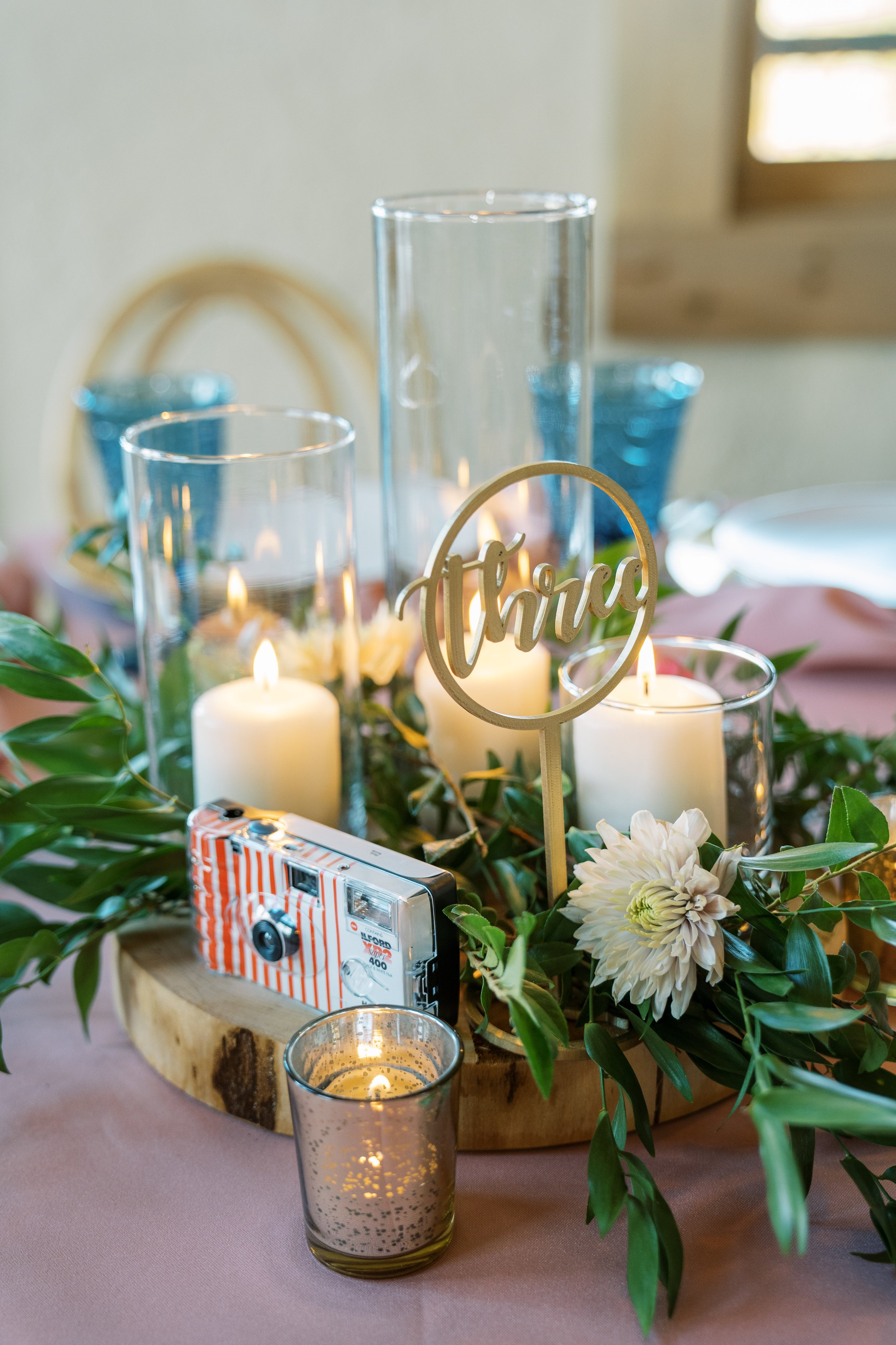 Reception Decor The Mill at Rock Creek Wedding in Boone NC Fancy This Photography