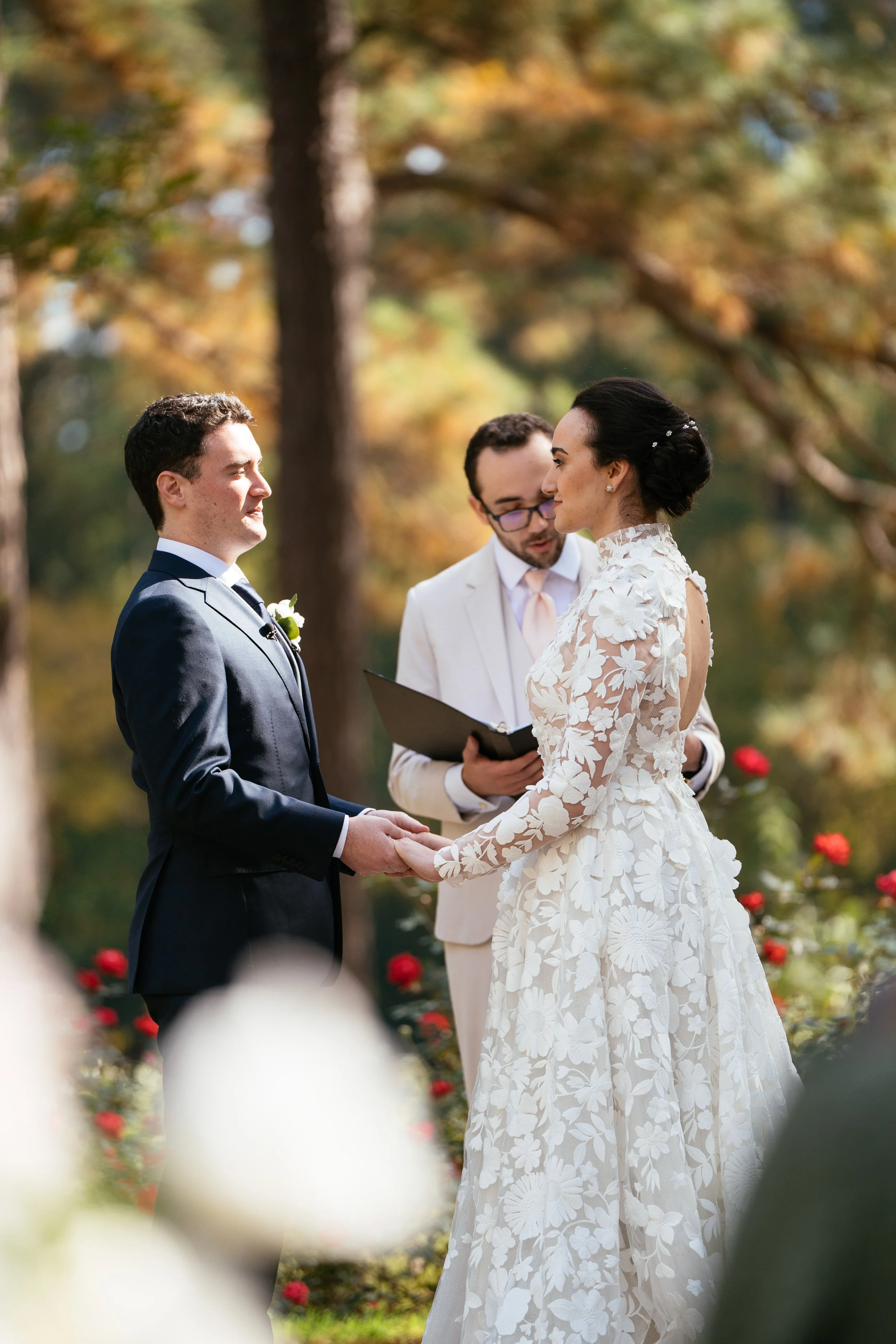 Exchanging Vows at The Umstead Hotel | Cary NC Wedding Ceremony