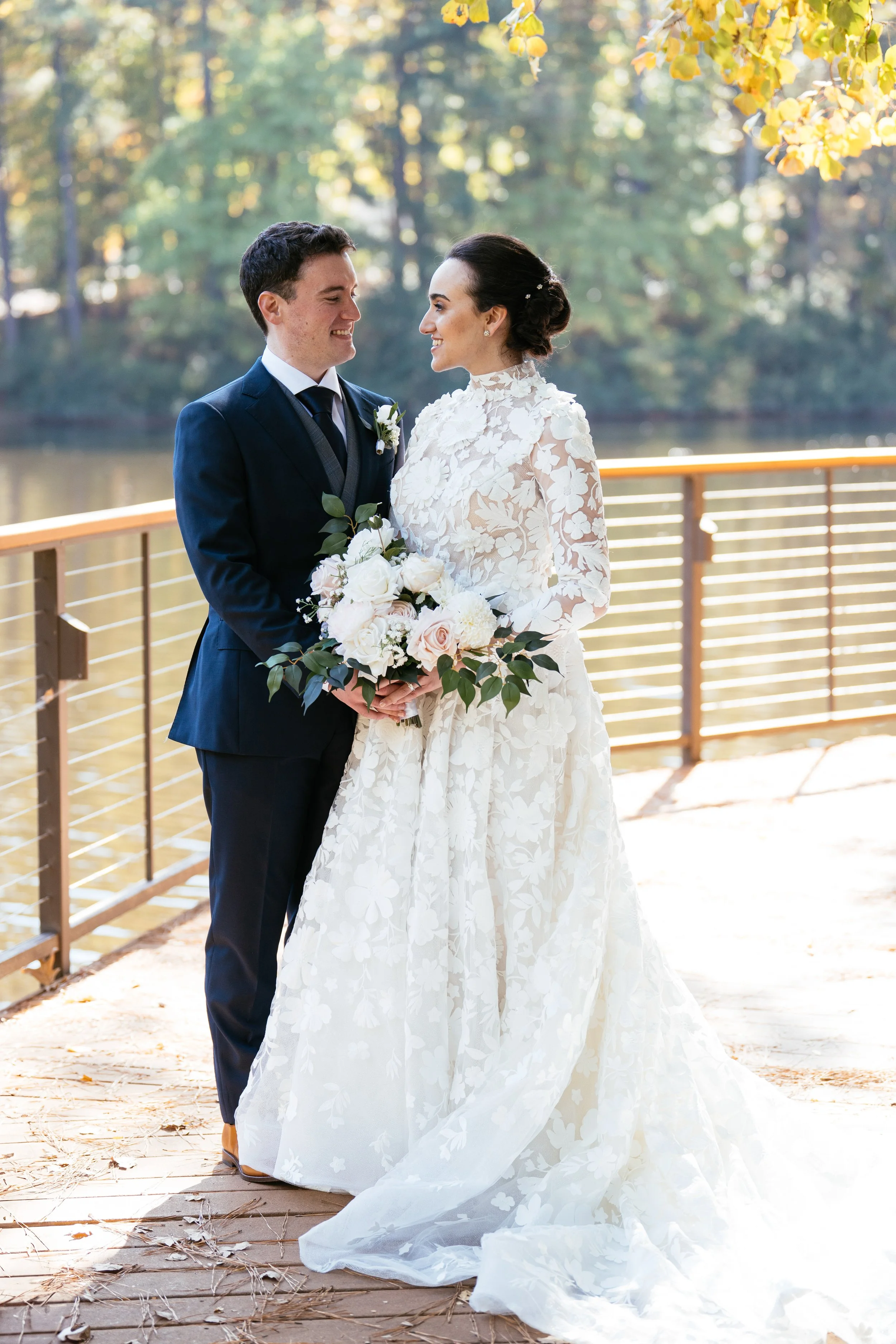 Outdoor Fall Wedding at The Umstead Hotel Cary NC