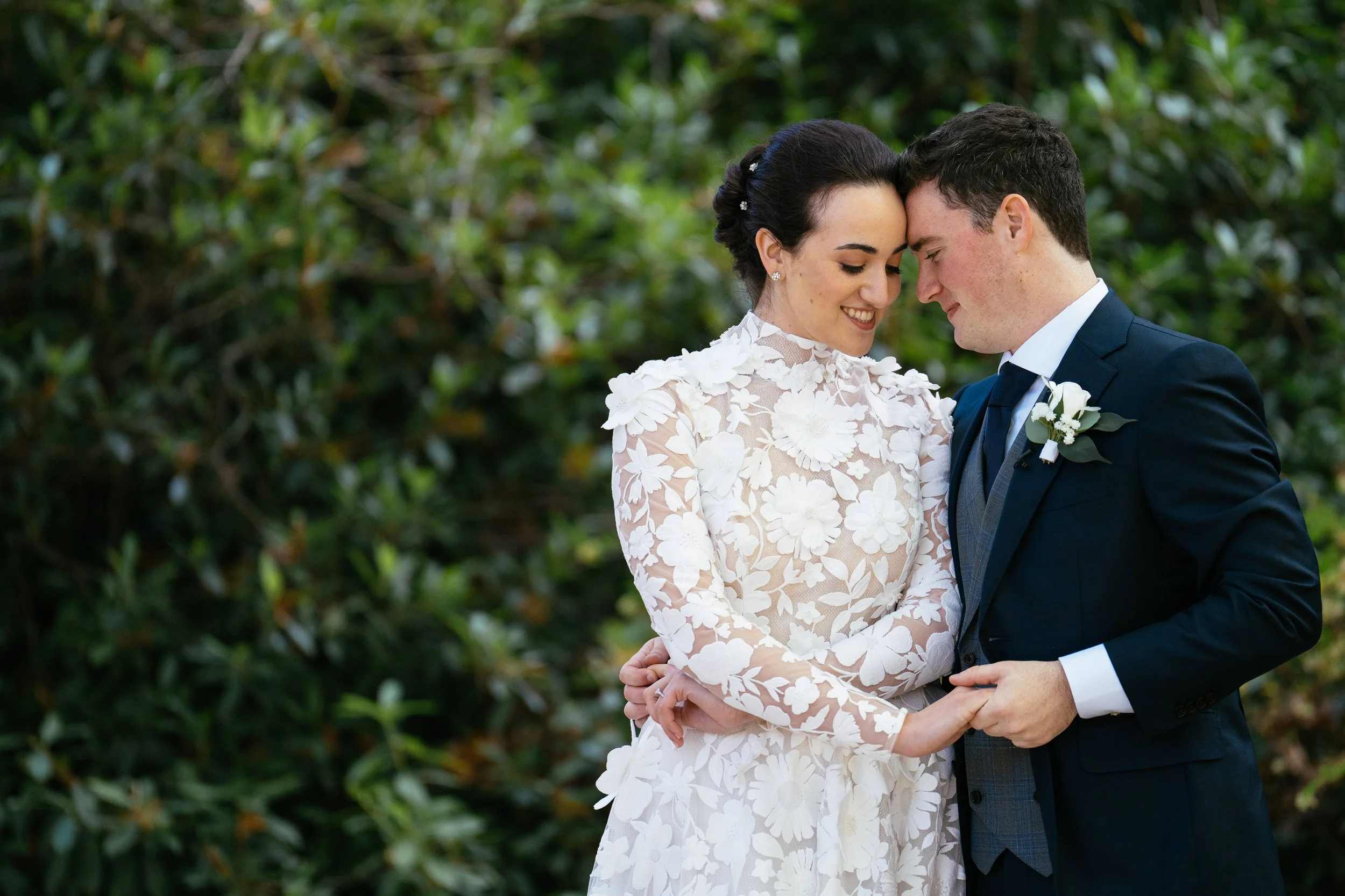 Intimate Fall Wedding Portrait The Umstead Hotel Cary NC