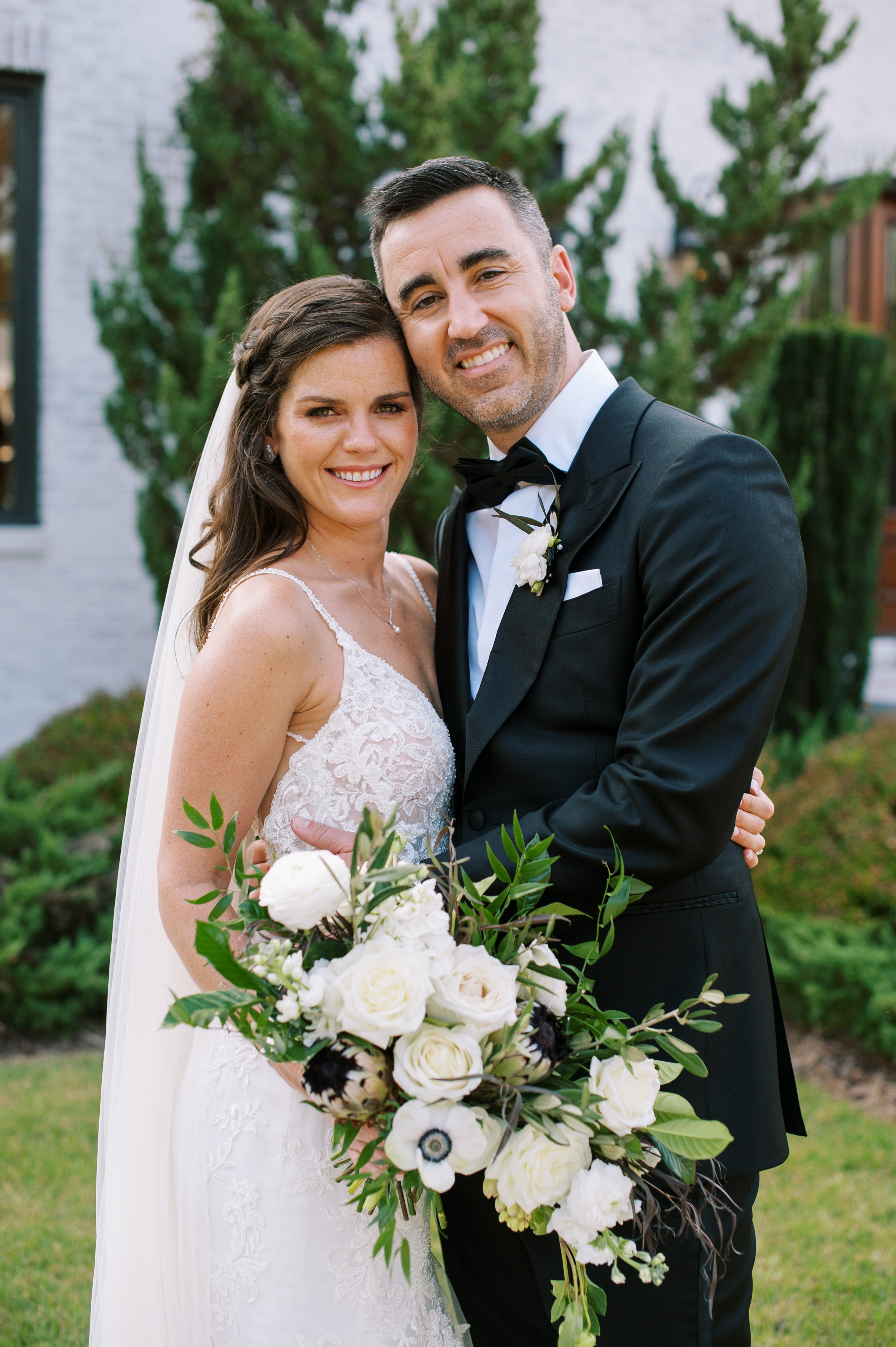 Elegant Wedding Portrait at The Bradford in North Carolina