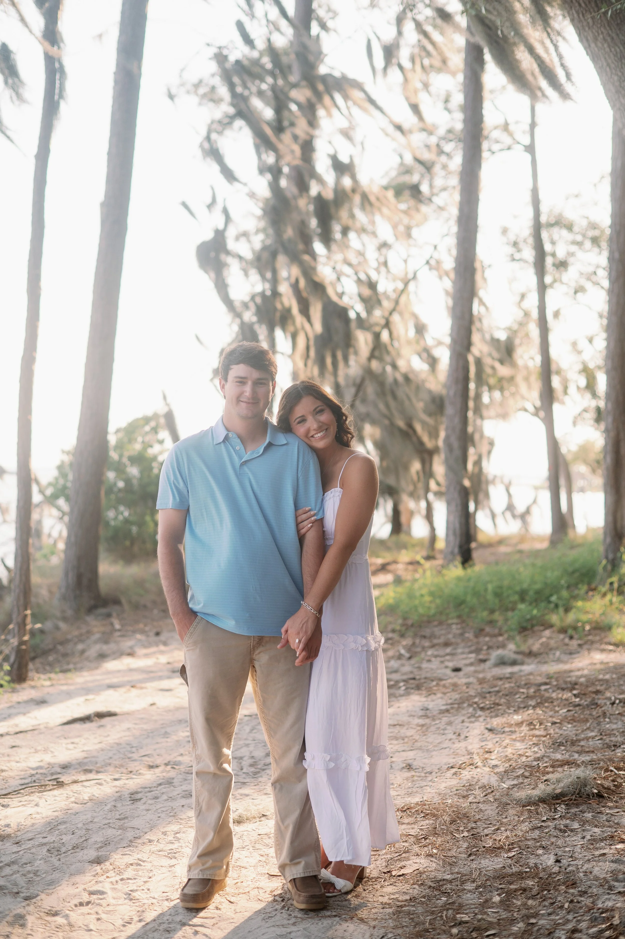 Engagement Portraits - Goose Creek State Park Forest - Fancy This Photography