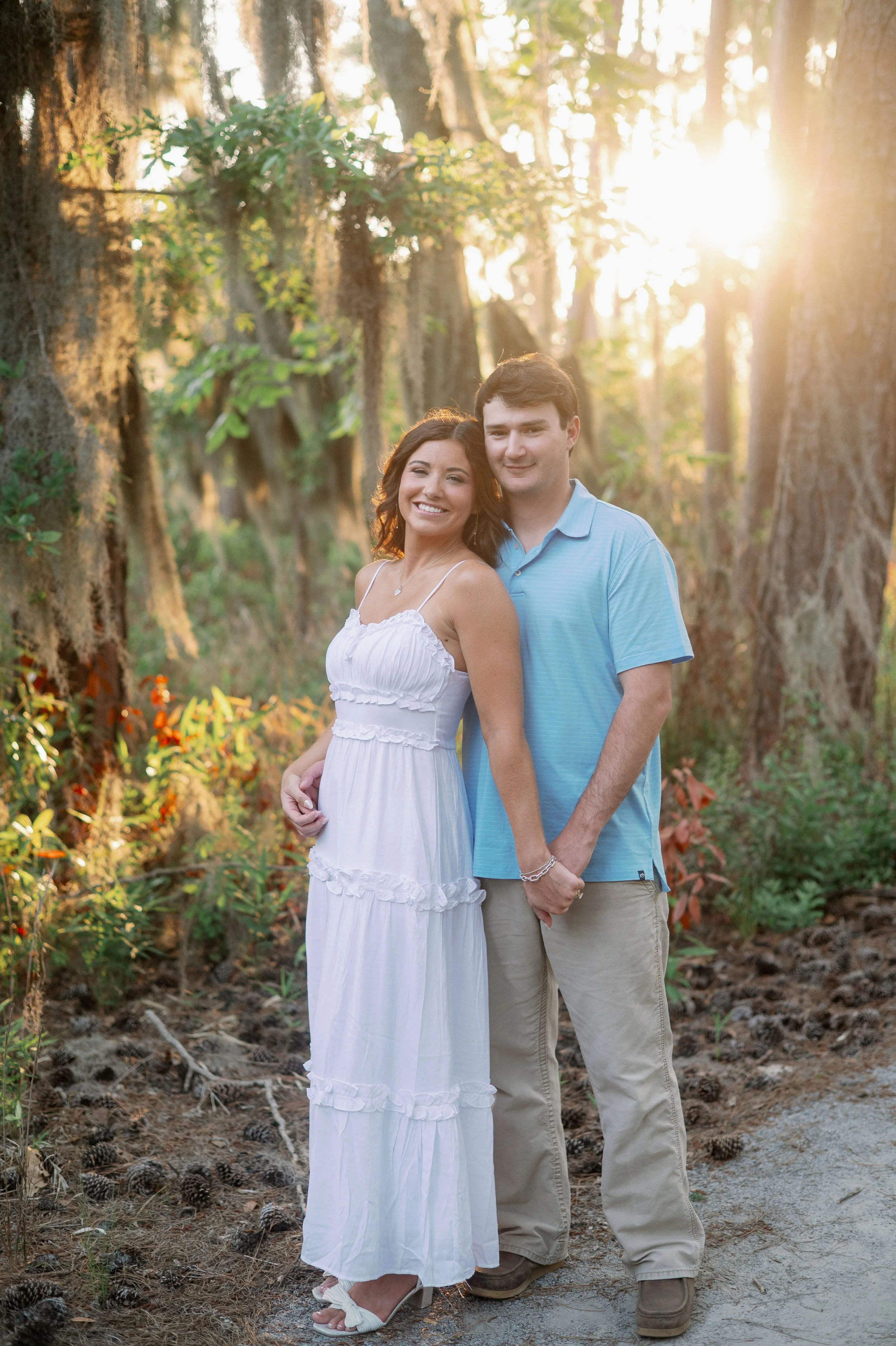 Engagement Portraits - Goose Creek State Park Washington NC - Fancy This Photography