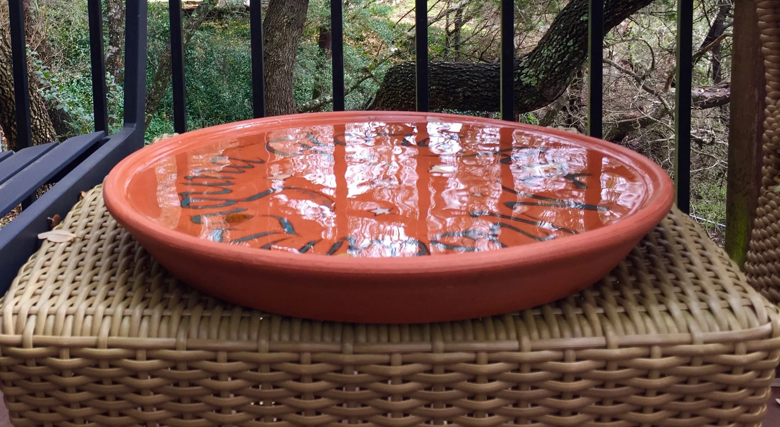 A Ceramic Bowl After An Austin Rain Shower…