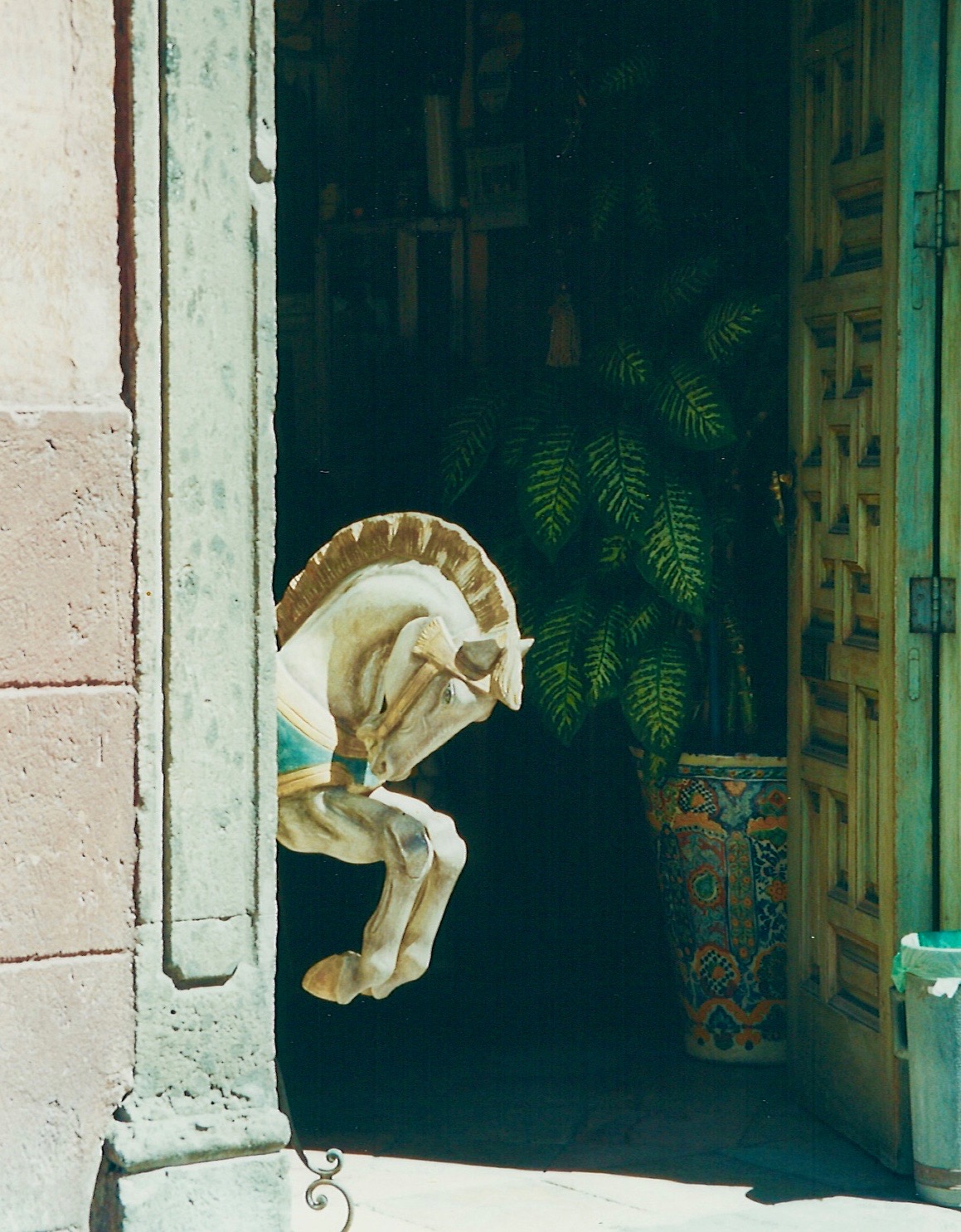 Through A Doorway In San Miguel de Allende, Mexico…