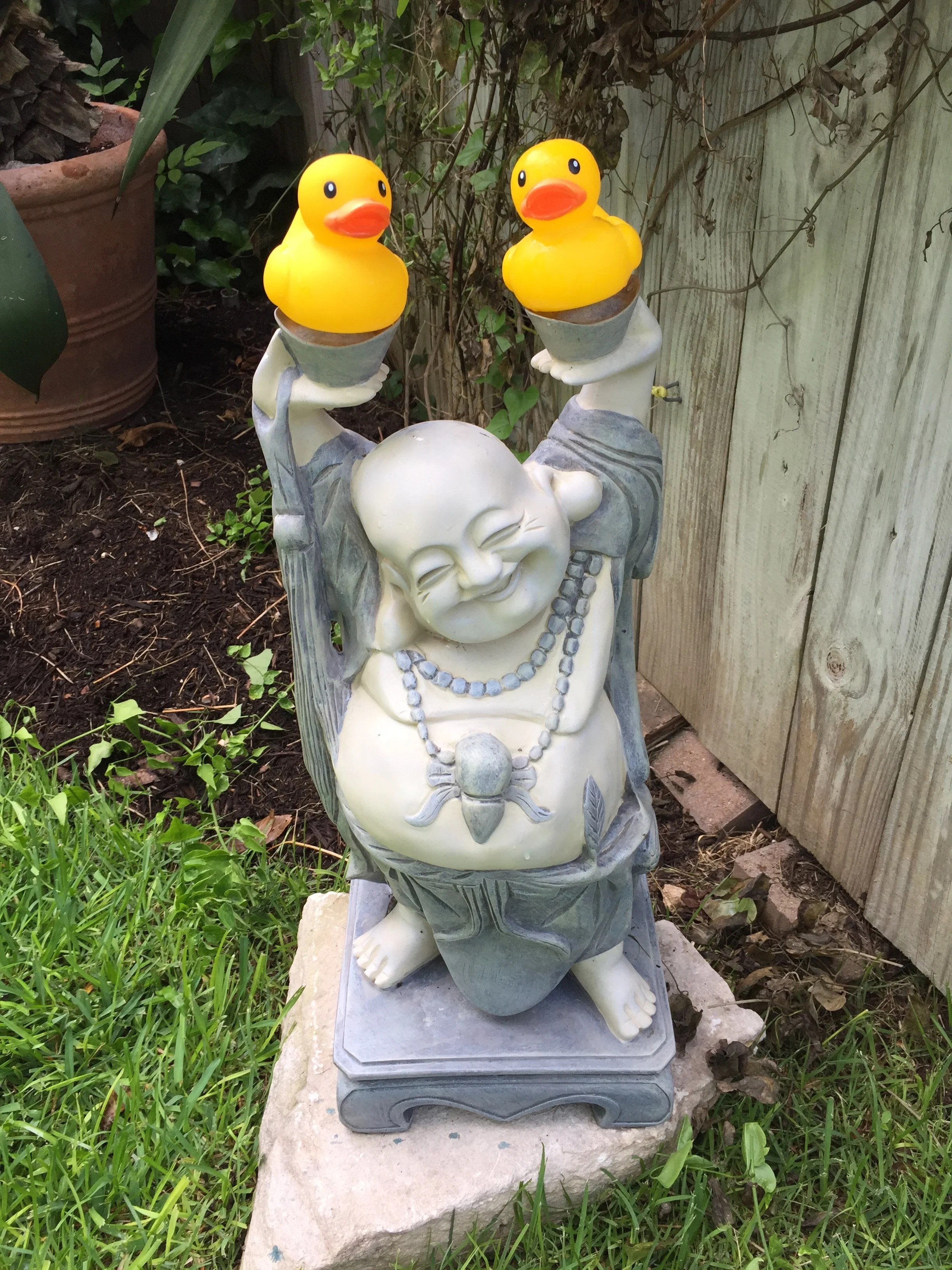 Our Happy Buddha…I Dare You Not To Smile…