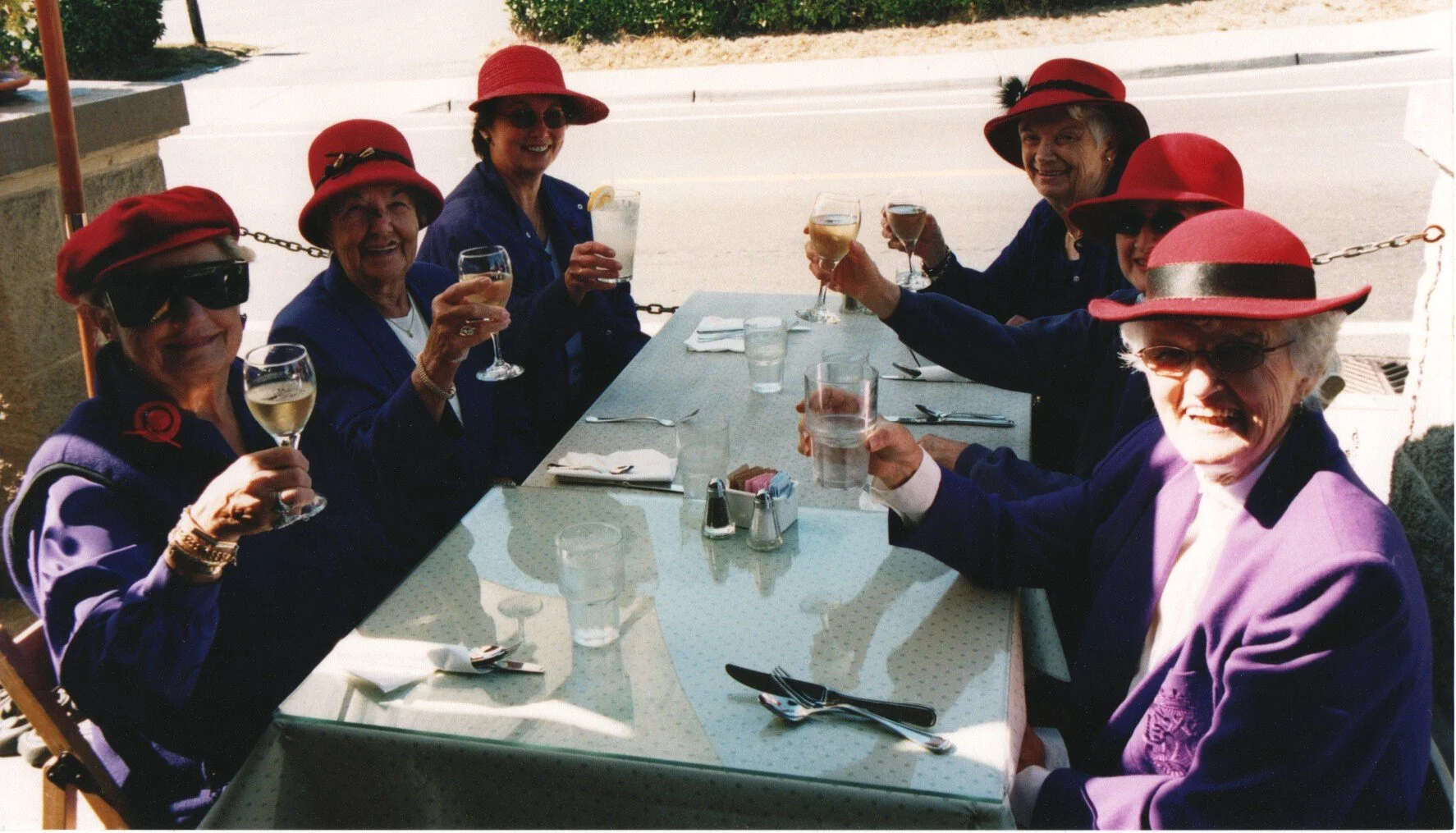 SUMMONING UP THE CLASS, COURAGE AND SPIRIT OF THE RED HAT SOCIETY...