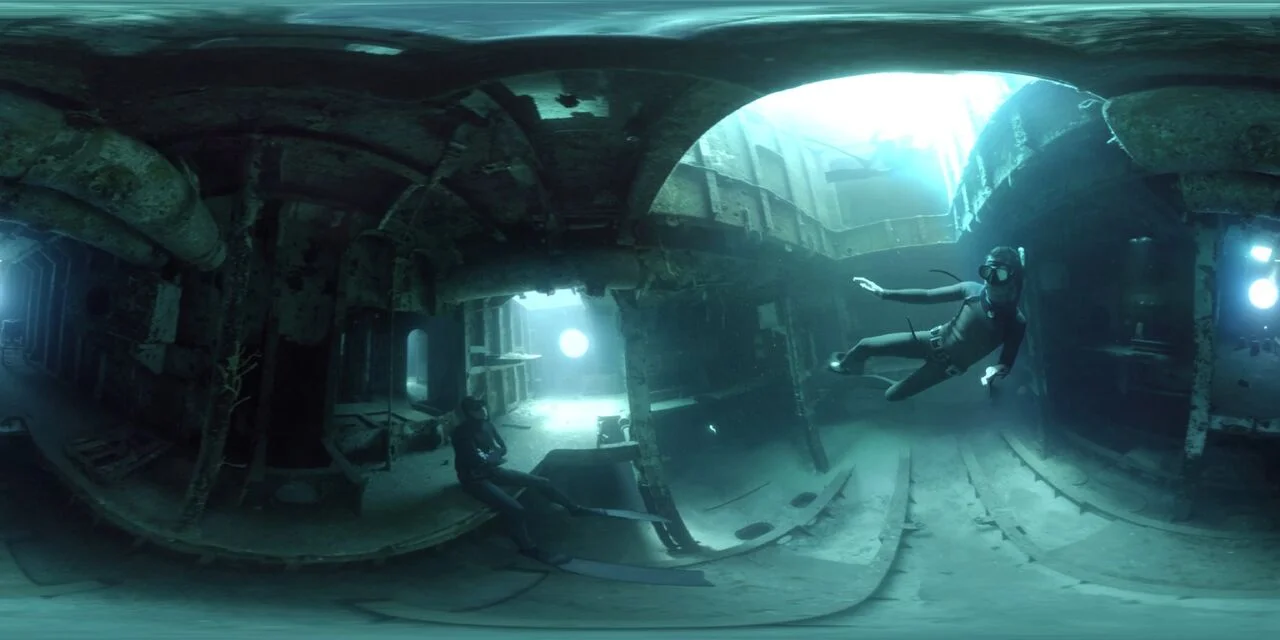 The Click Effect - VR Supervisor directed by Sandy Smolan & James Nestor Free dive with two marine scientists, as they capture the secret “click” communication of dolphins and sperm whales. This immersive VR experience follows researchers Fabrice Schnoller and Fred Buyle as they dive 100 feet under the ocean’s surface, on a single breath. Presented by Annapurna Pictures and Within. — Links — Watch on Desktop