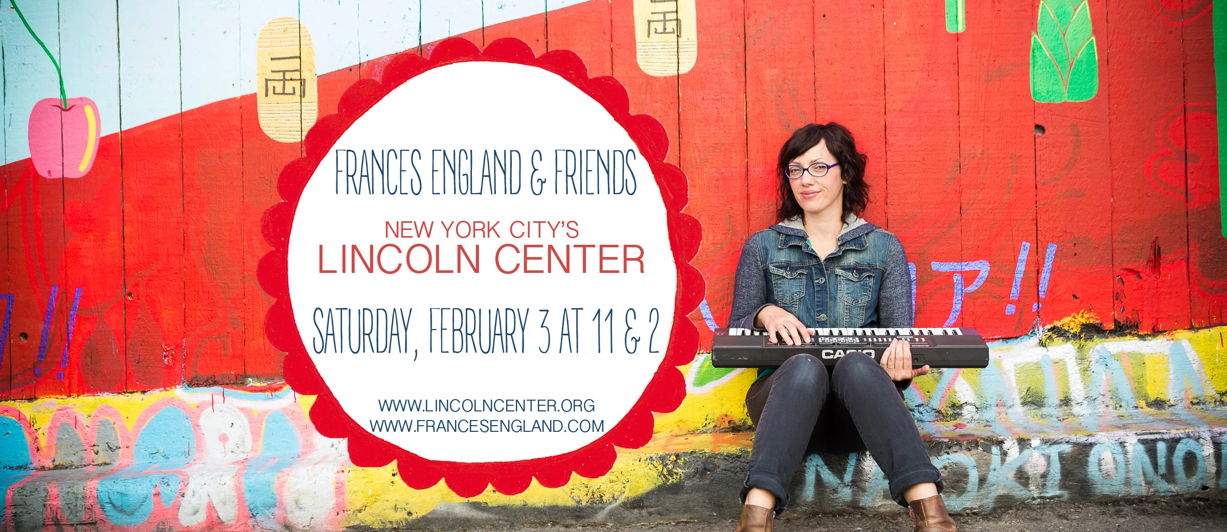 We are so excited and honored to be playing two shows at Lincoln Center! If you are in the NYC area please come sing with us! xoxoxo f