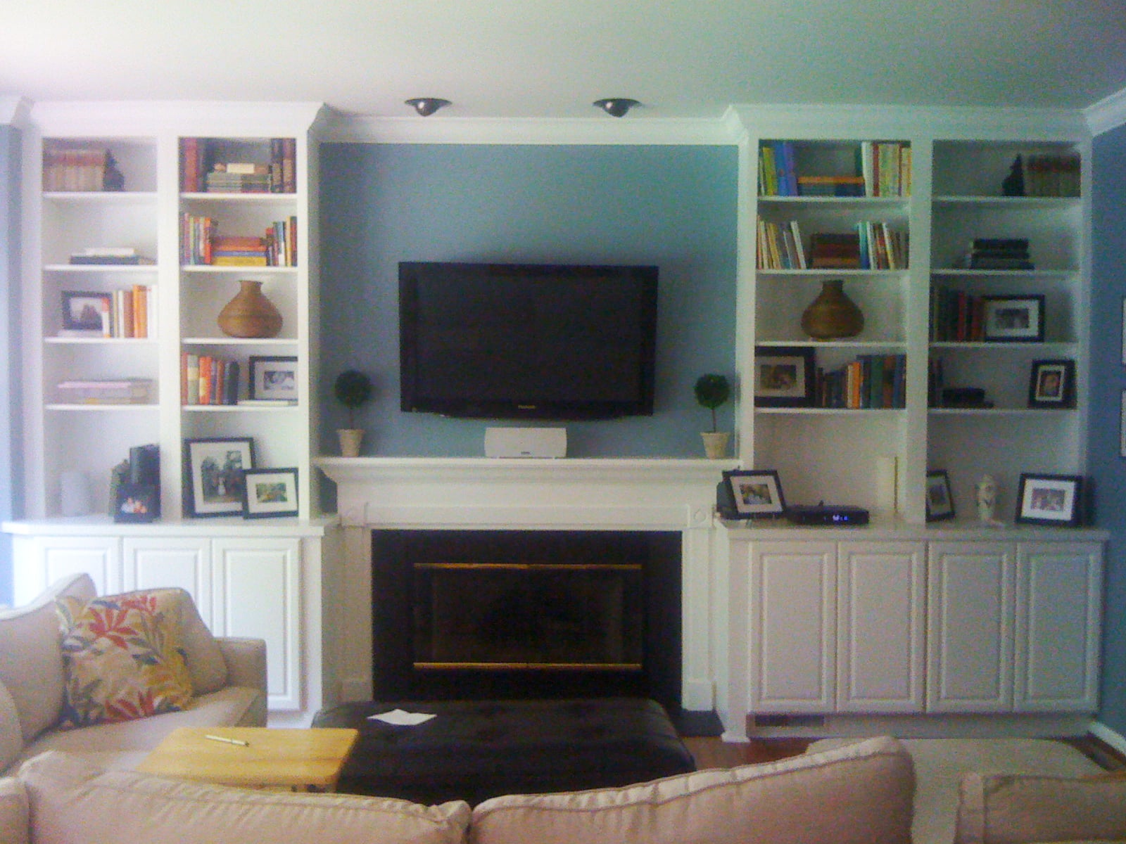 Geeting Fire Place New Look.JPG