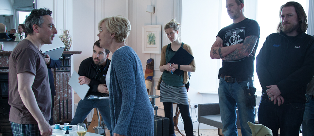 Actor Aidan McArdle, Director Robert McKeon, Actor Angeline Ball, Assistant Director Sonja Otto, Key Grip John Foster, Producer Michael Donnelly V