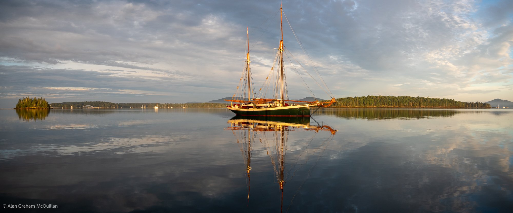 Schooner Angelique, Gilkey Harbor, Penobscot Bay, Maine