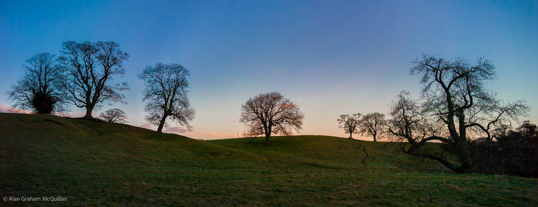 Woodcote Park at dawn, Midlothian