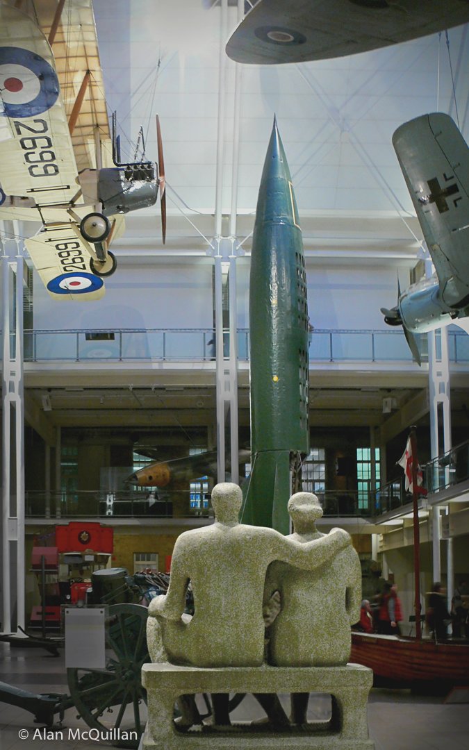 Imperial War Museum, London during Henry Moore exhibition, 2007