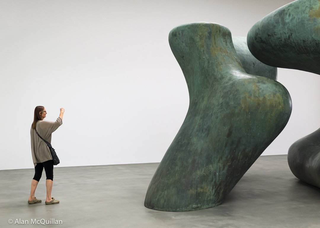 Gagosian Gallery, during Henry Moore exhibition, London, 2012