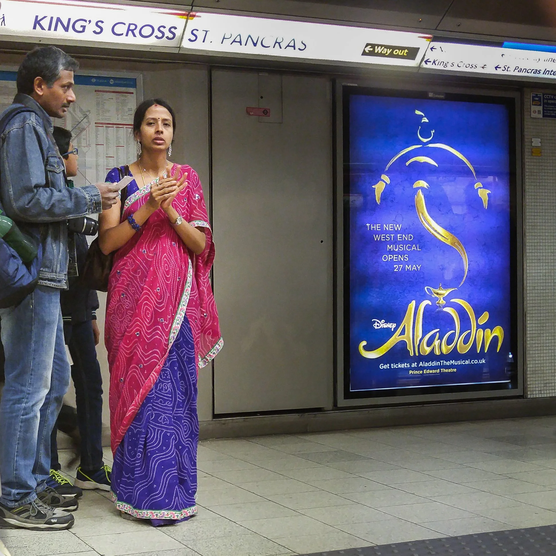 King's Cross underground Station, London, 2016