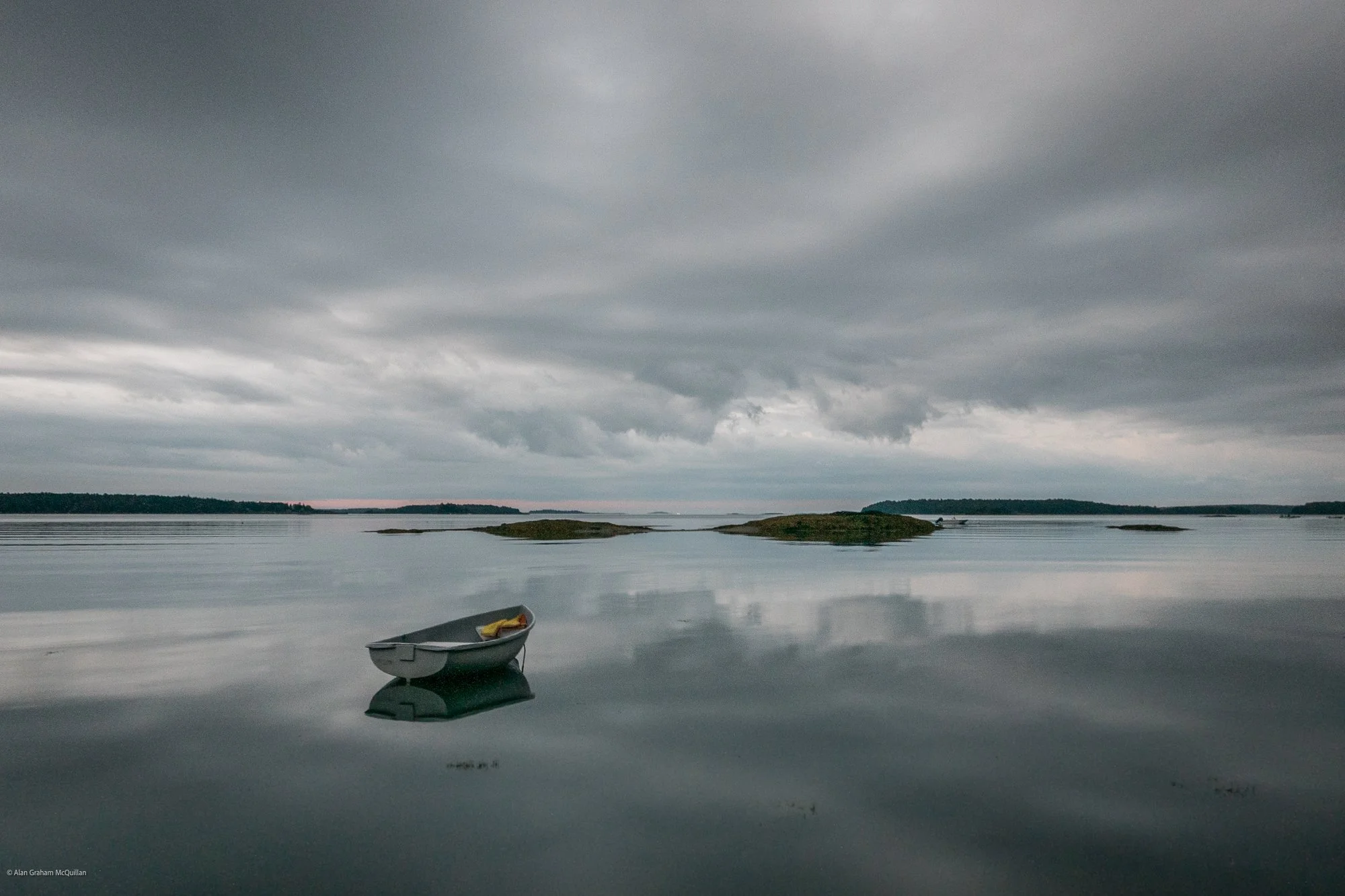 Casco Bay from Wolfe's Neck, Maine