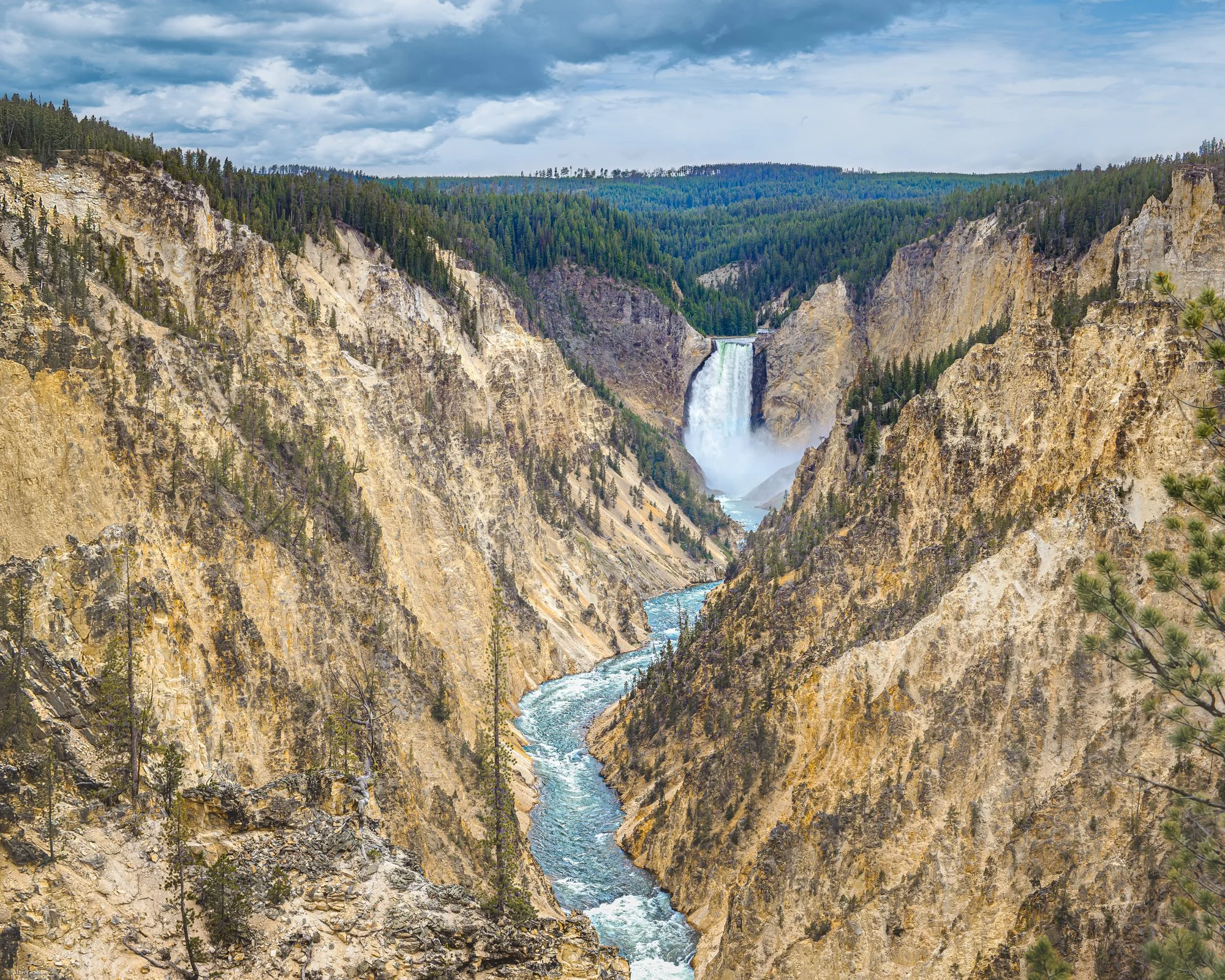 Yellowstone Canyon, Yellowstone National Park, Wyoming