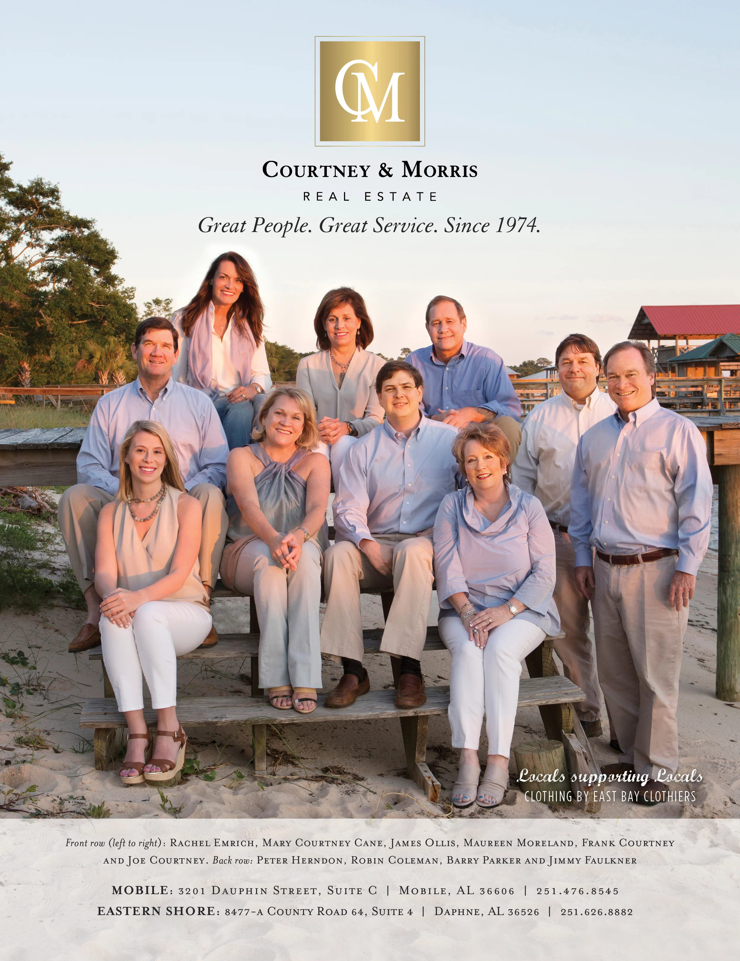 Here's a sneak peek of the new ad campaign. They are a smaller boutique real estate company, and they wanted this ad to reflect that. Photography by the talented Devin Ford Photography and styling/clothing by East Bay Clothiers .
