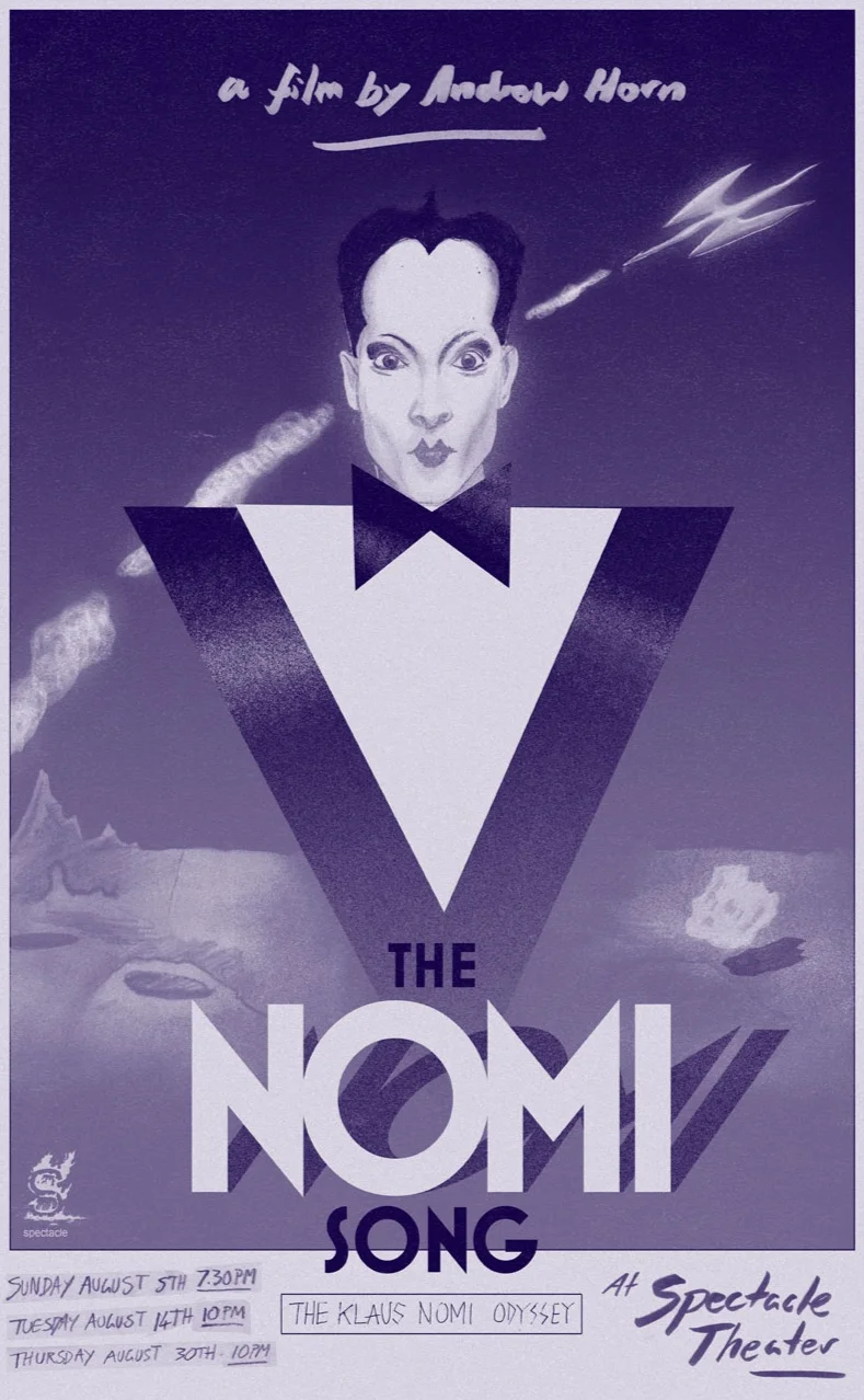 Nomi Song poster for Spectacle theater