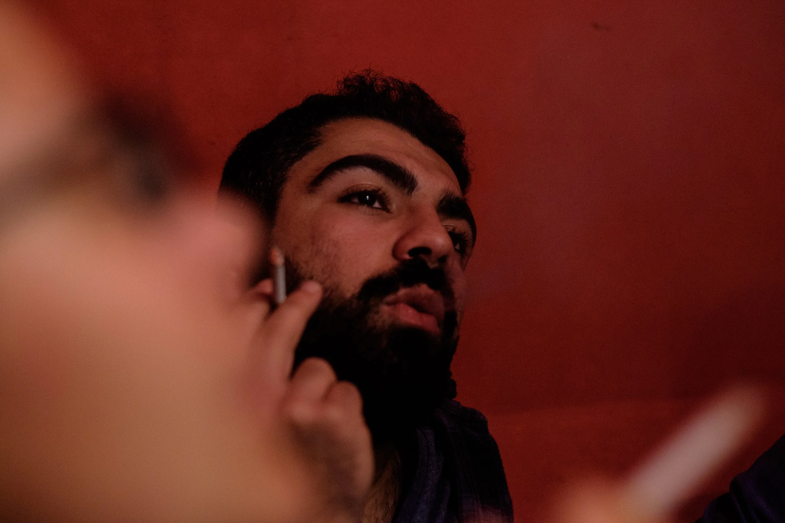 A late night of songs in the back of a Kurdish Cafe. Istanbul