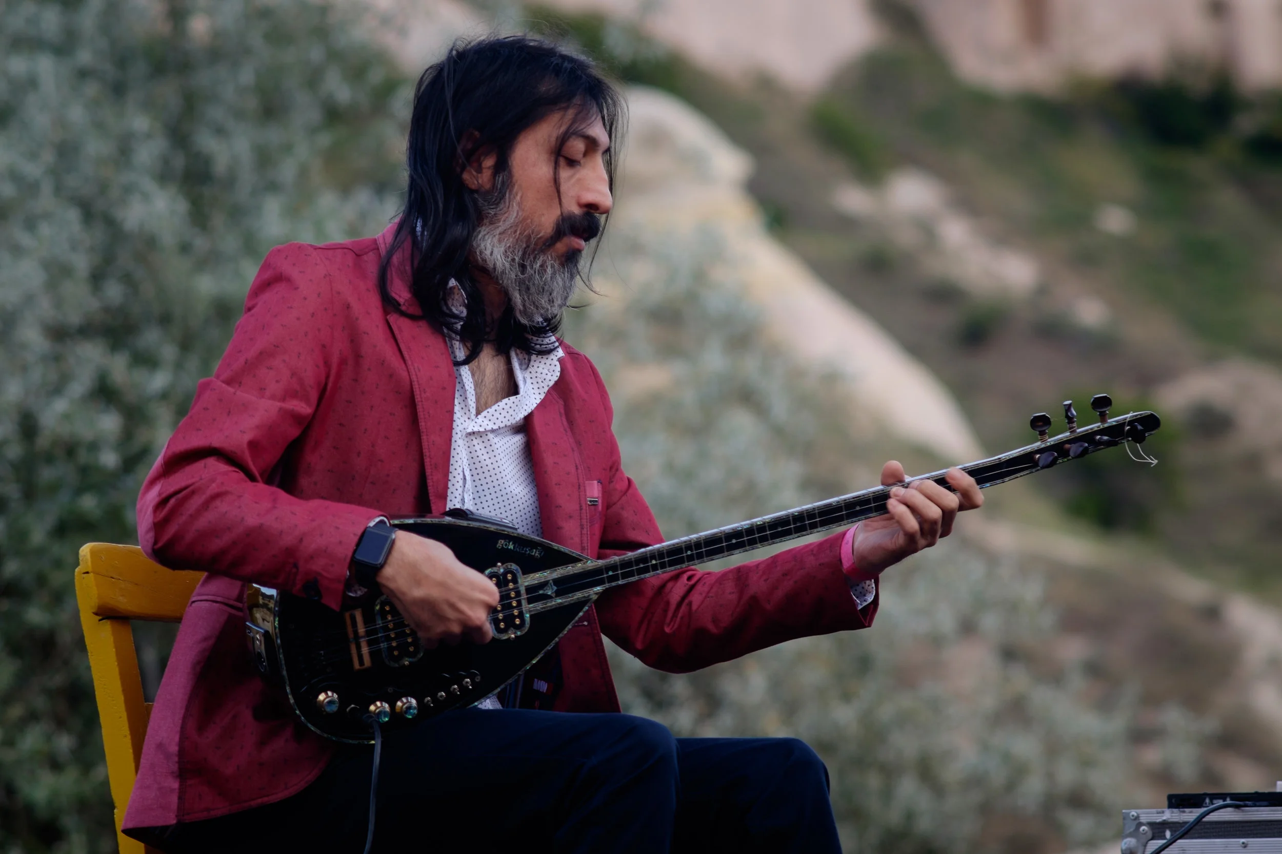 İsmail Tunçbilek with Taksim Trio at Cappadox
