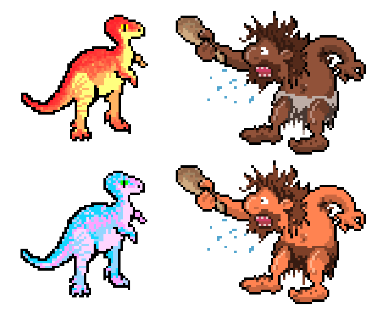 Pixel dinos
