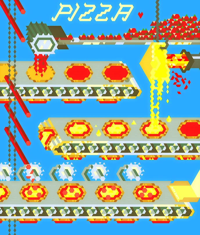 Hexels pizza