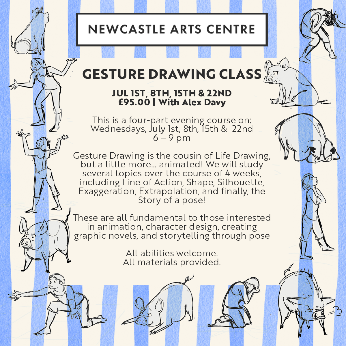 Alex Davy gesture drawing class