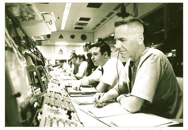 Back when Kevin worked at #missioncontrol #nasa #apollo11
