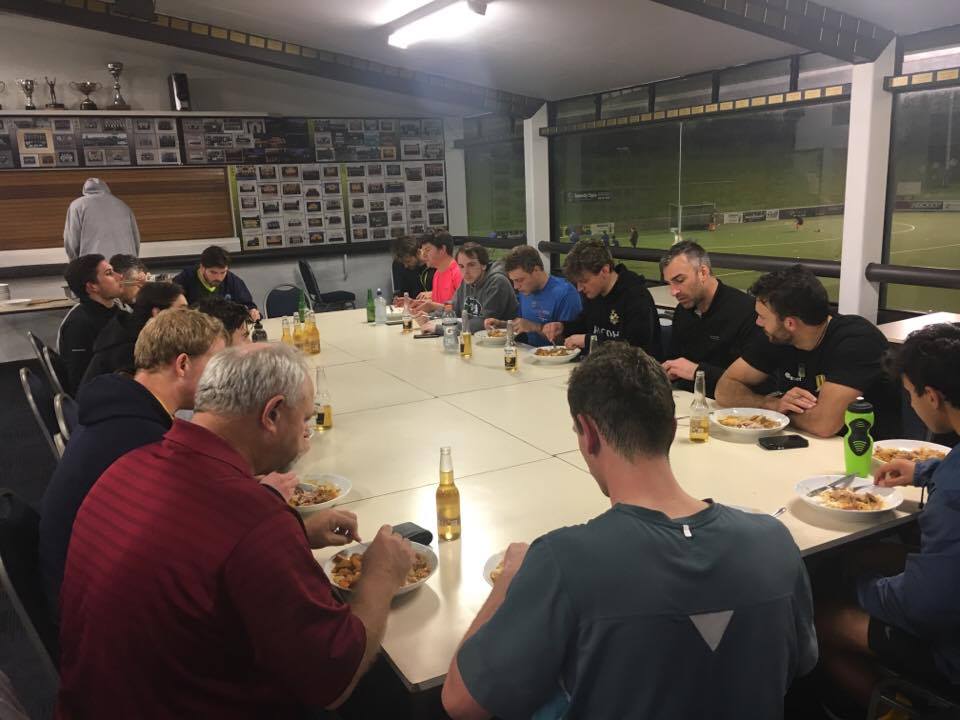 Post training meals a hit