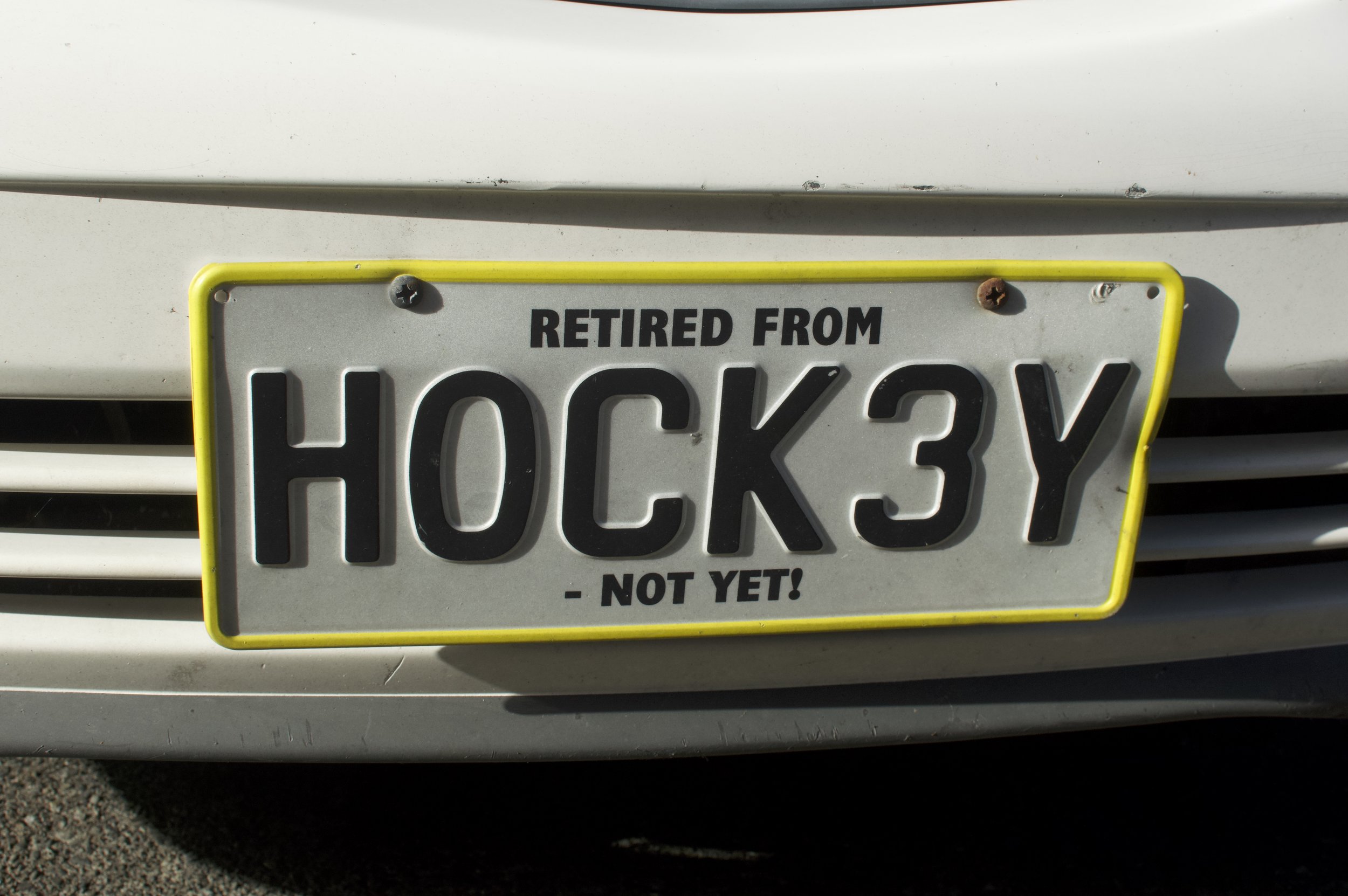 Patron Rex Mannings car number plate.&nbsp;