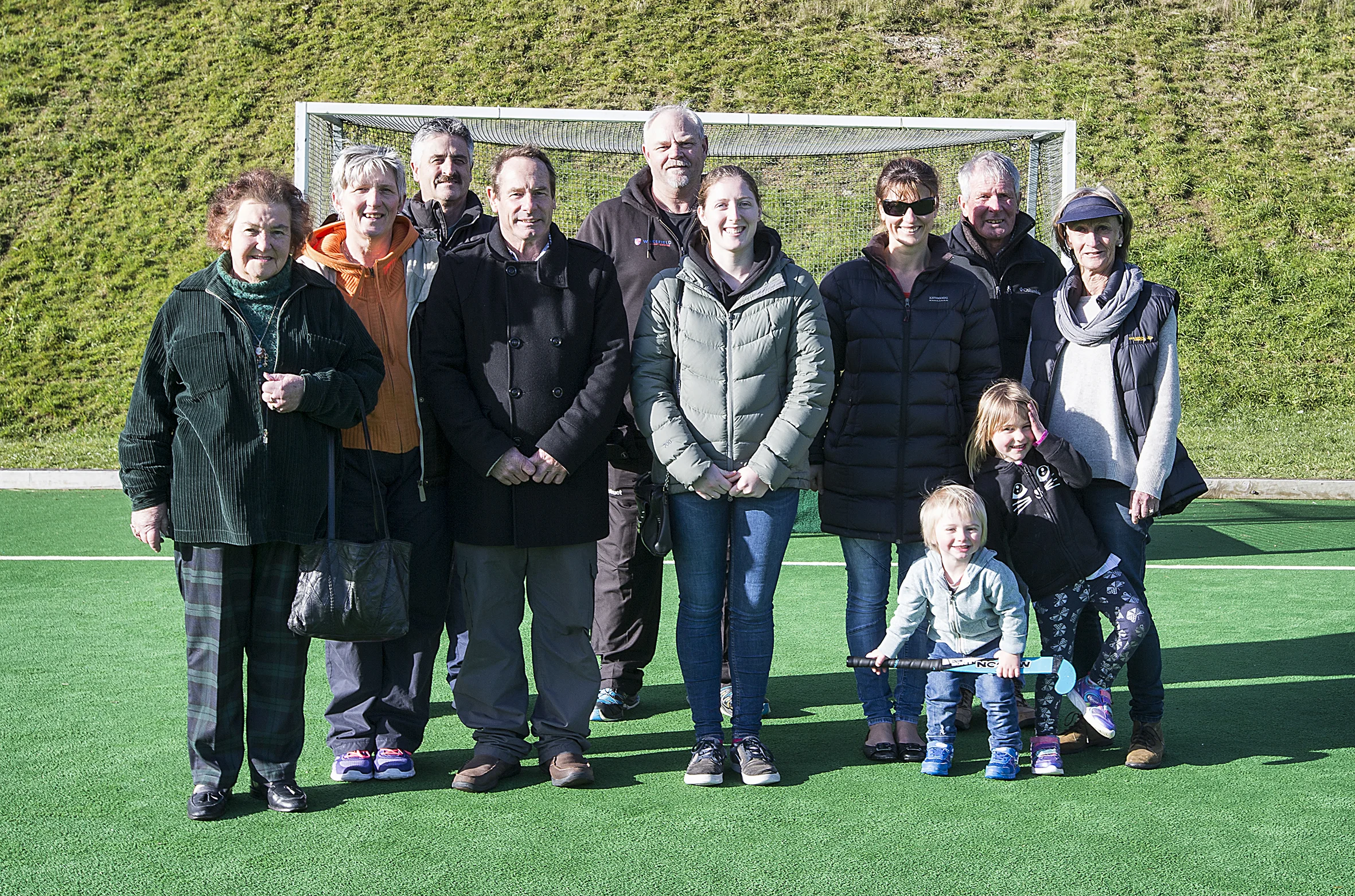 Meet the Northern hardcore. This image represents 3 generations of past, present and future Northern Hockey players and supporters!