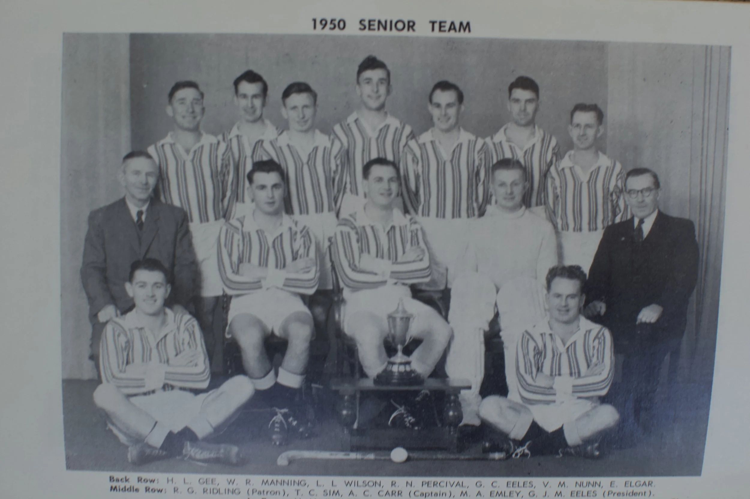 1950's NUHC Senior Team.&nbsp;