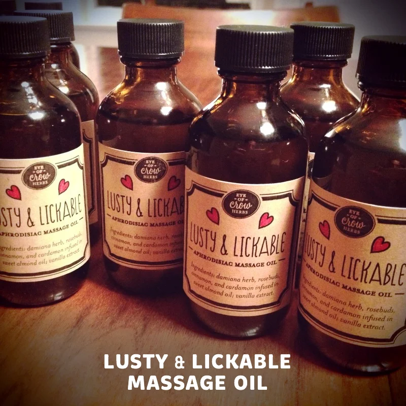 Lusty & Lickable Massage Oil