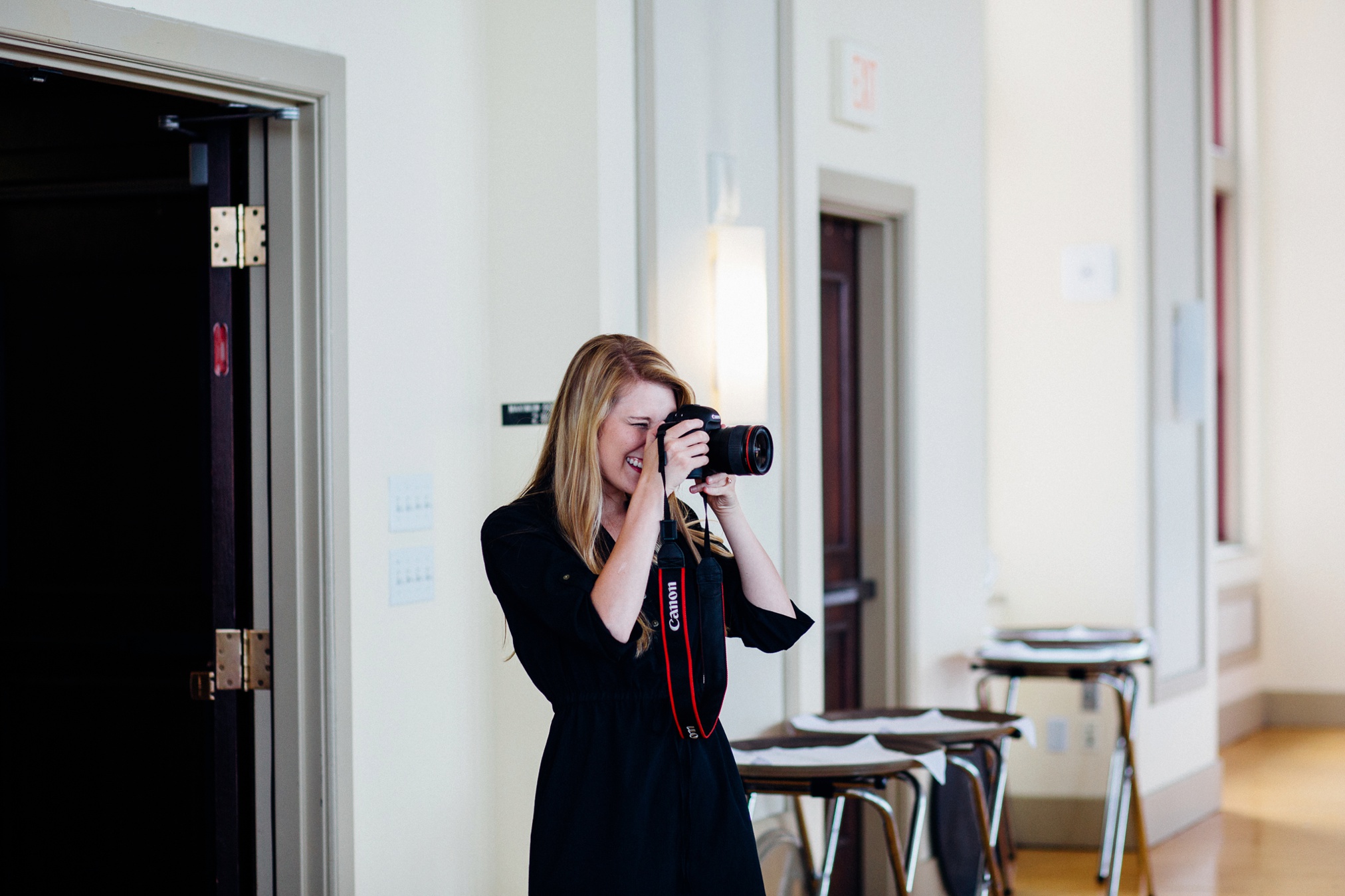 You know it is a good shot when she's smiling behind her camera. :)