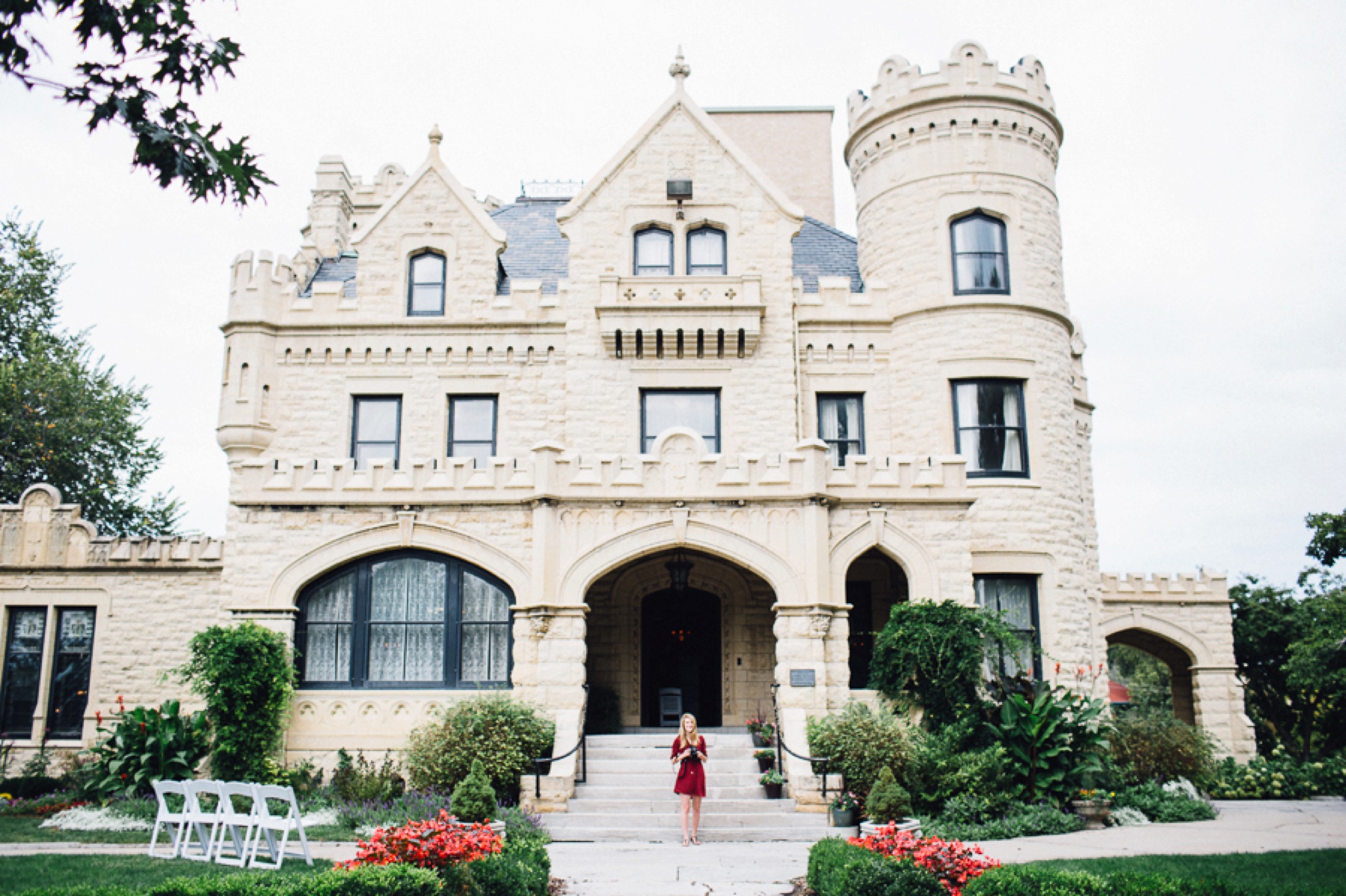 The Joslyn Castle in Omaha + lovely Elena.