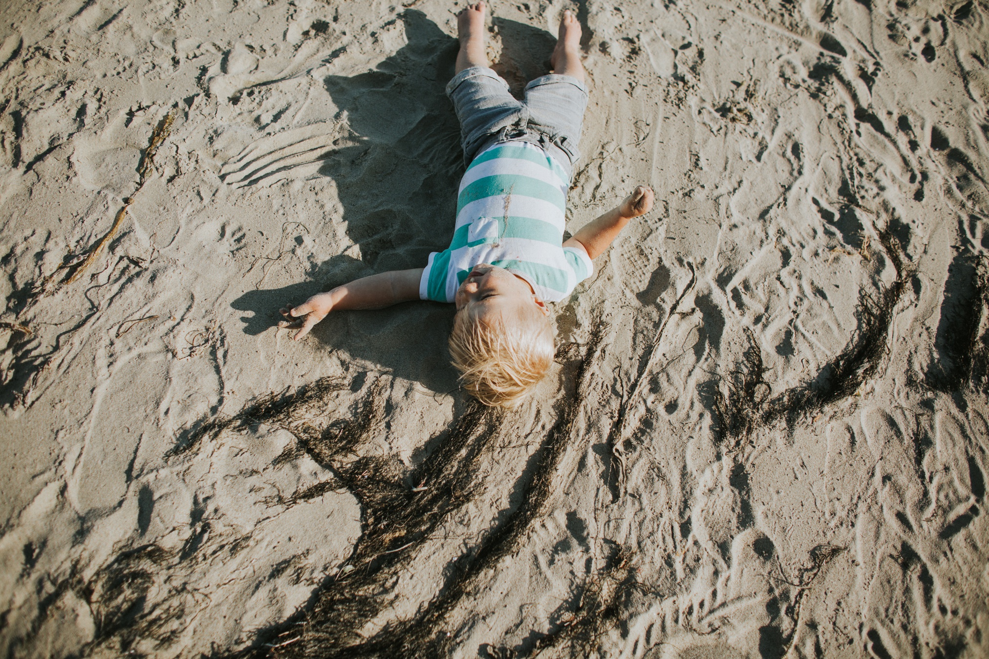 And he also loved rolling in the sand.