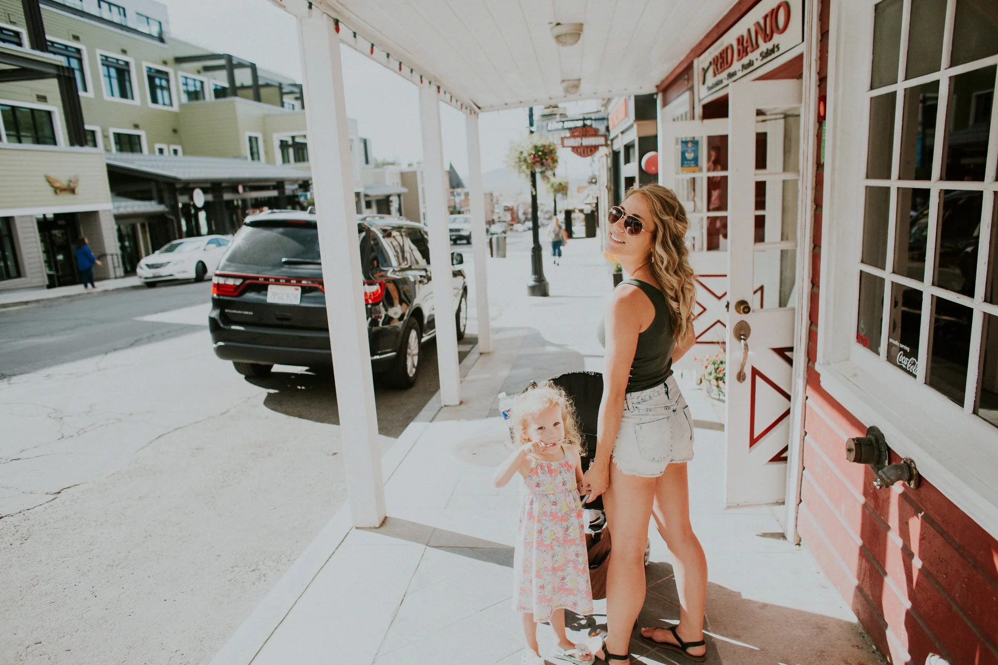 We drove up to Park City, UT. It was only 20 minutes from our Air BnB. Such a lovely mountain town!