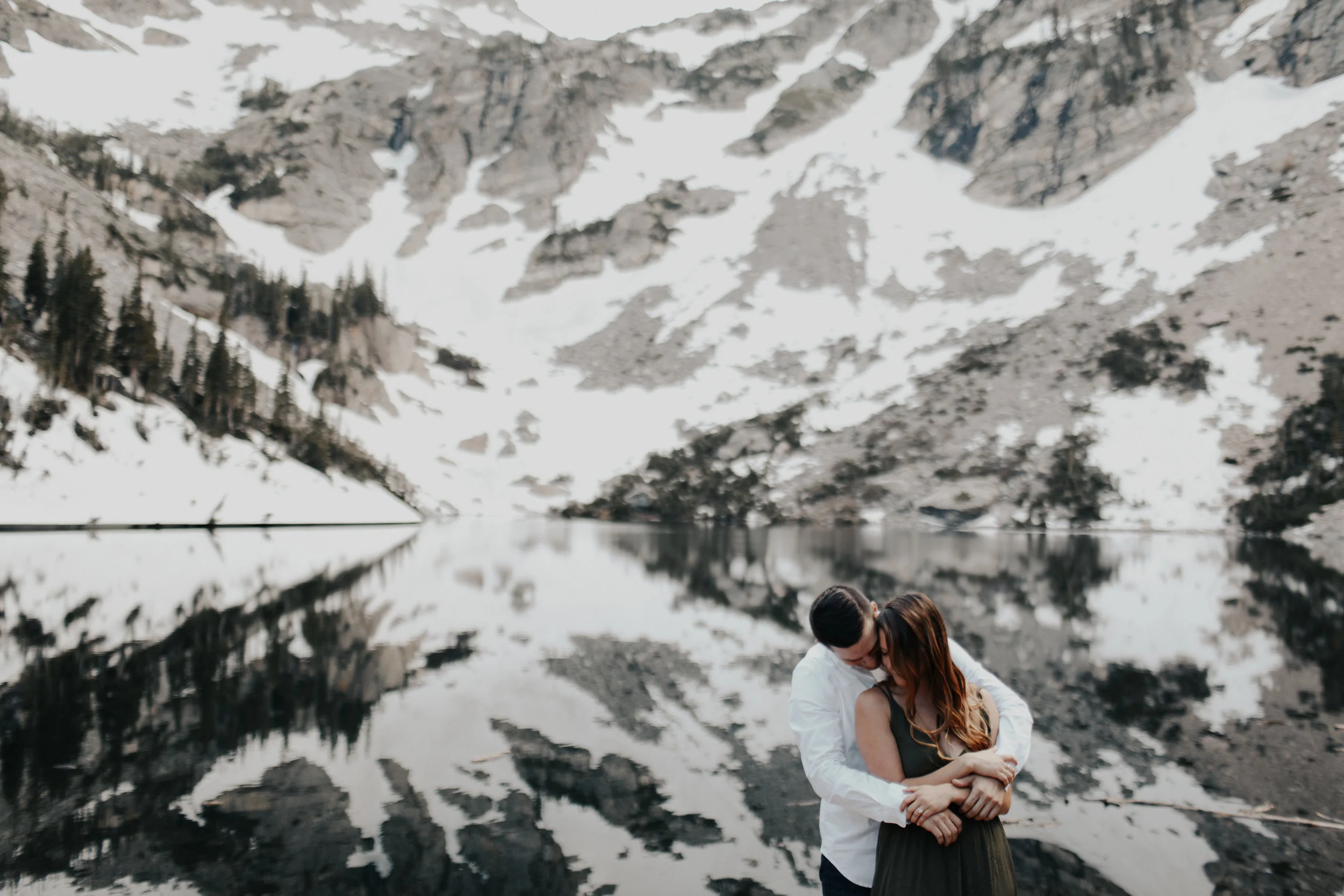 KATIE x VINNIE // Estes Park Engagement Photography // Bear Lake Colorado Shoot