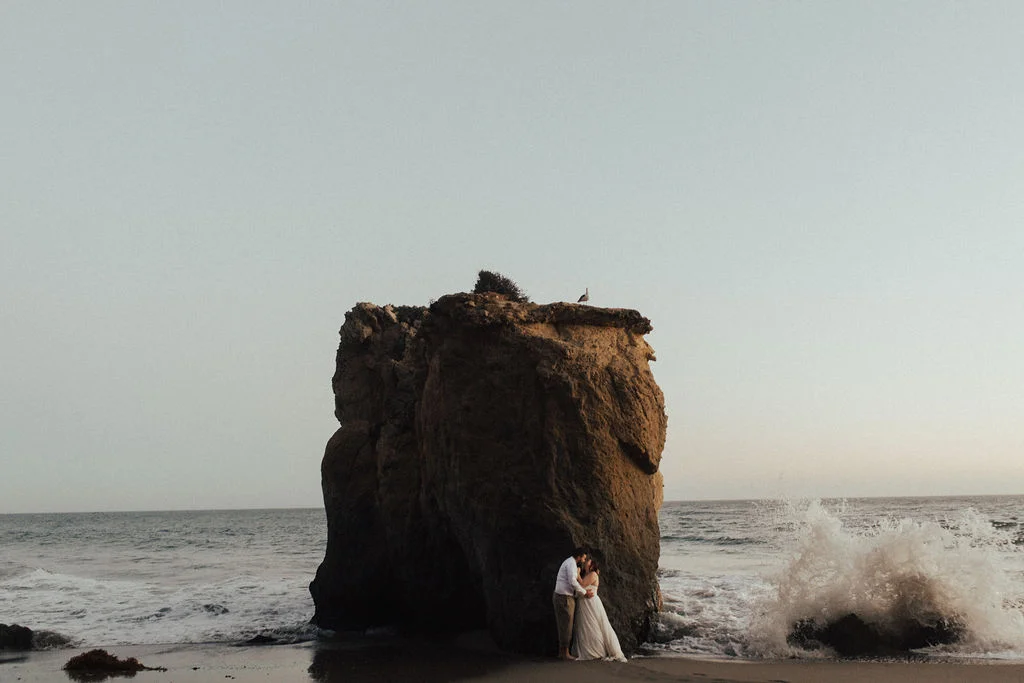 AMANDA X JACOB // El Matador Beach Elopement Malibu, California // SoCal Elopement Photographer