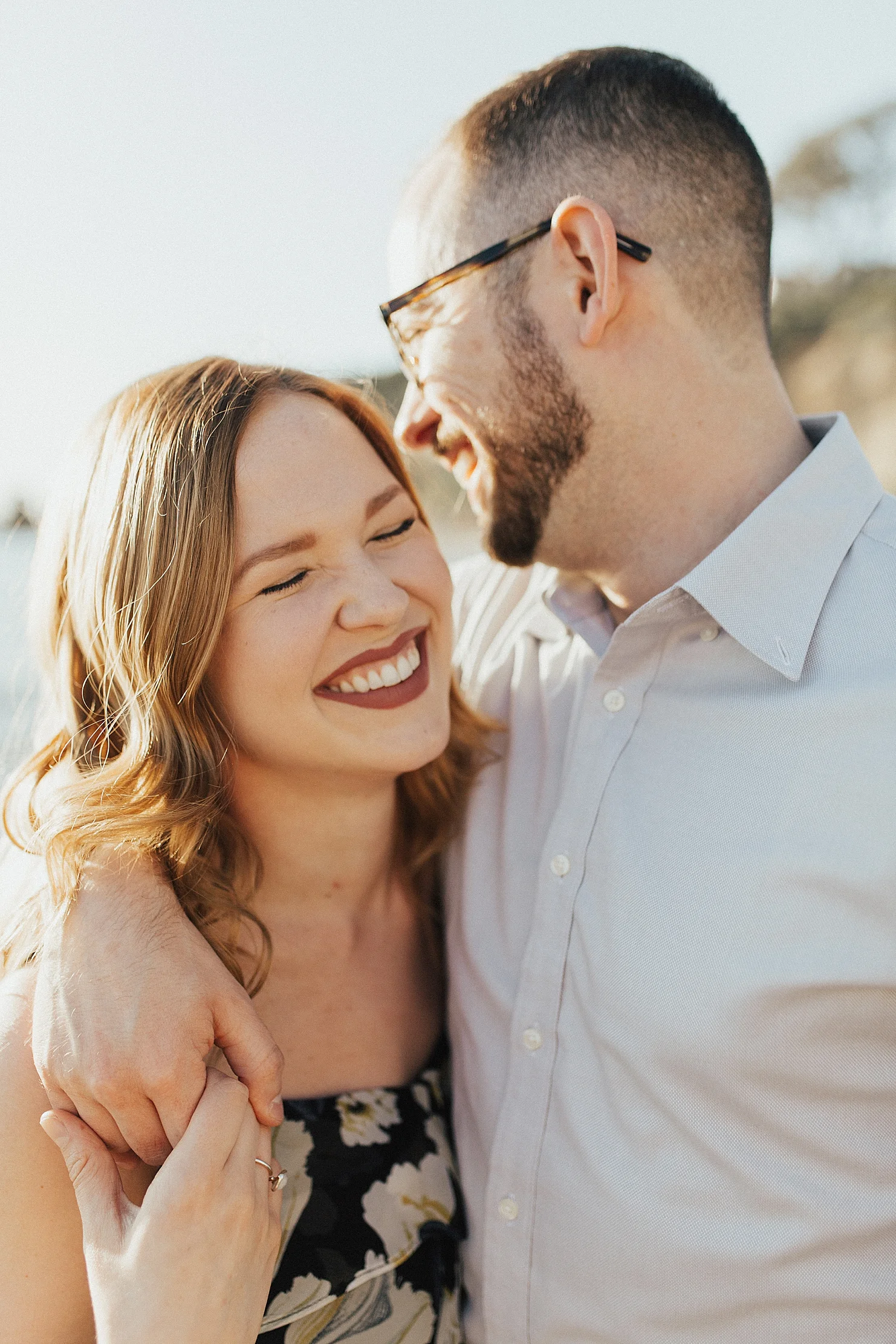 CORONA DEL MAR COUPLES PHOTOGRAPHY // Amanda x Louis Playful Couples Mini Session // Orange County Wedding Photographer